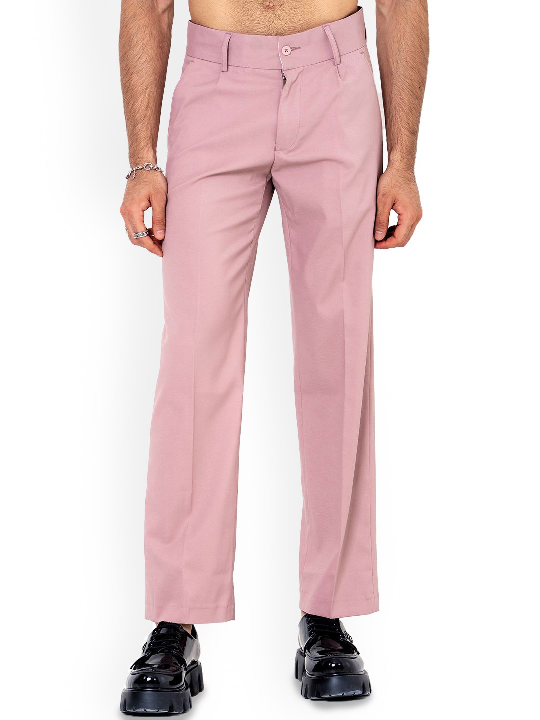 

Tistabene Men Original Regular Fit Trousers, Pink