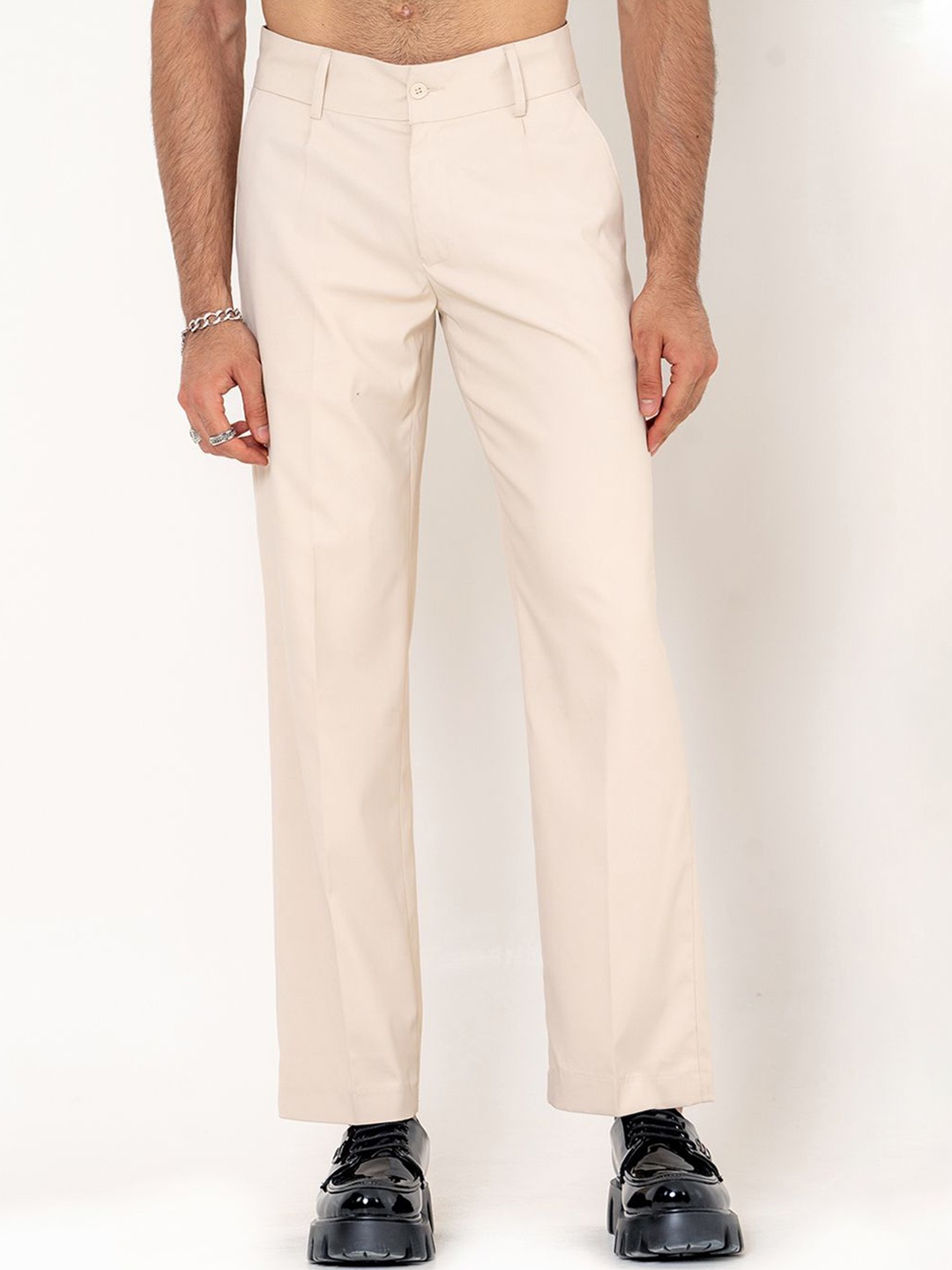 

Tistabene Men Original Formal Trousers, Cream