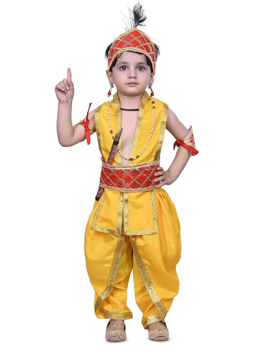 

BAESD Boys Krishna Costume Clothing Set, Yellow