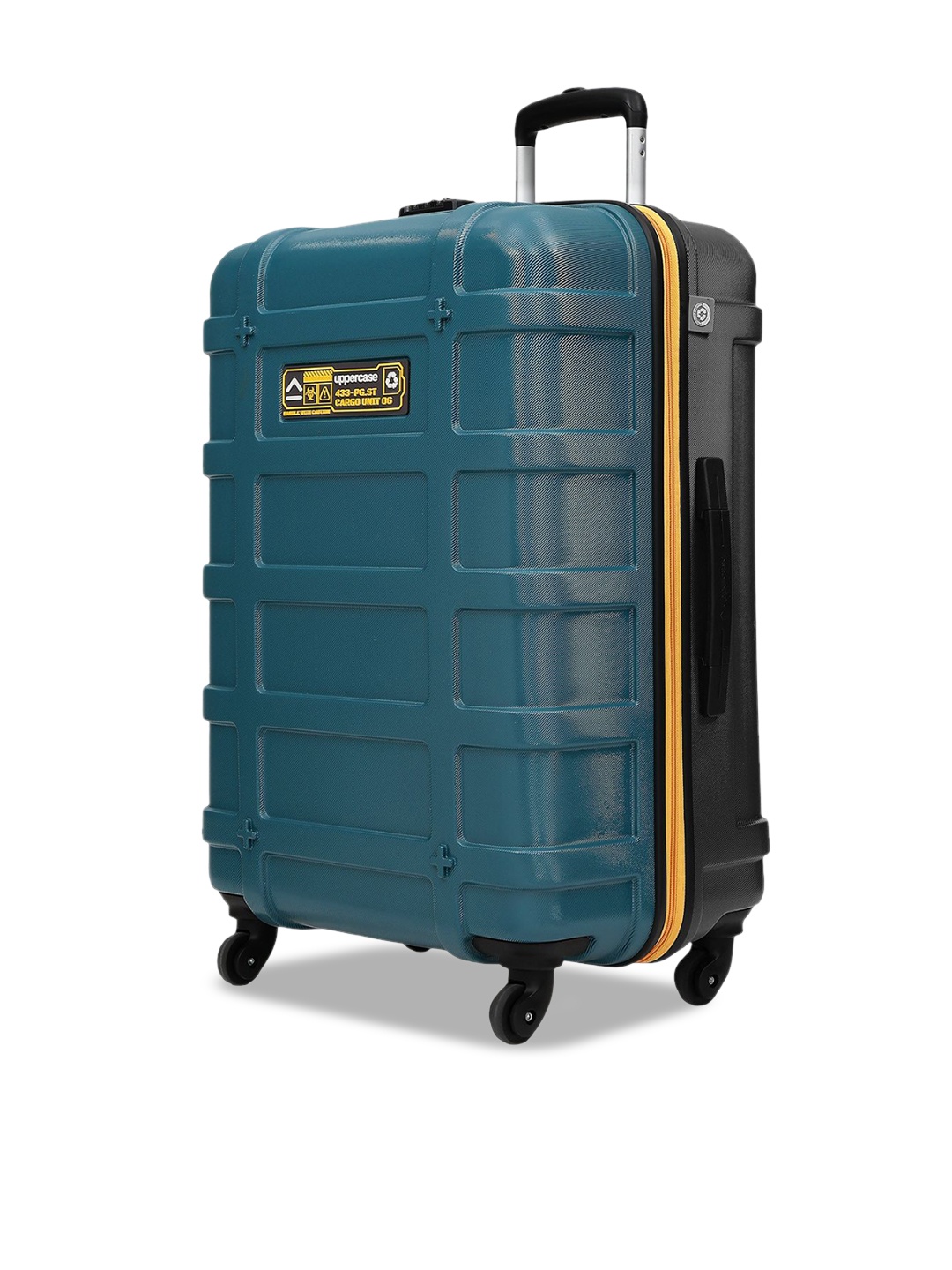 

uppercase Hard-Sided Large Trolley Suitcase, Teal