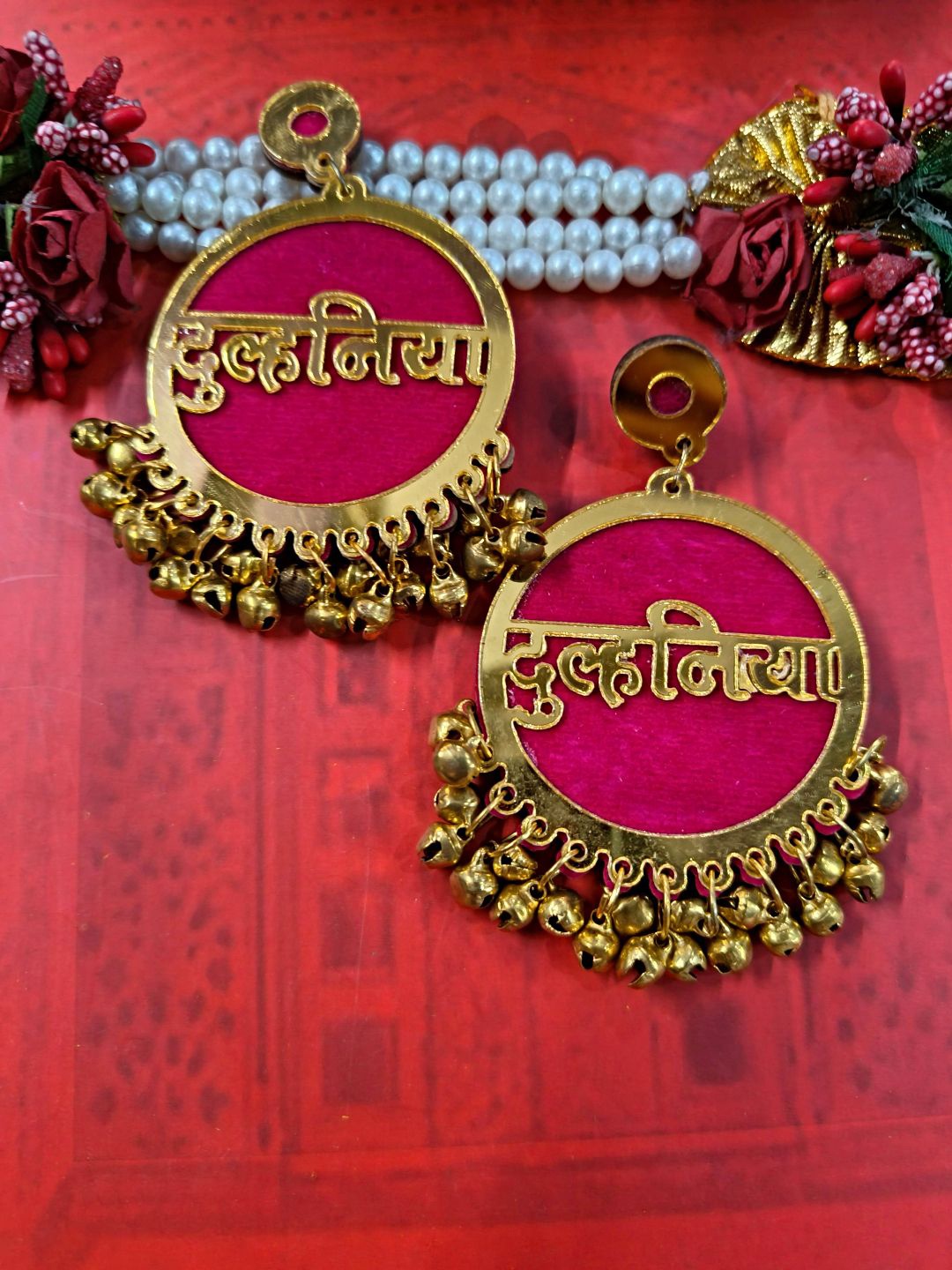 

Proplady Gold-Plated German Silver Beaded Jhumkas
