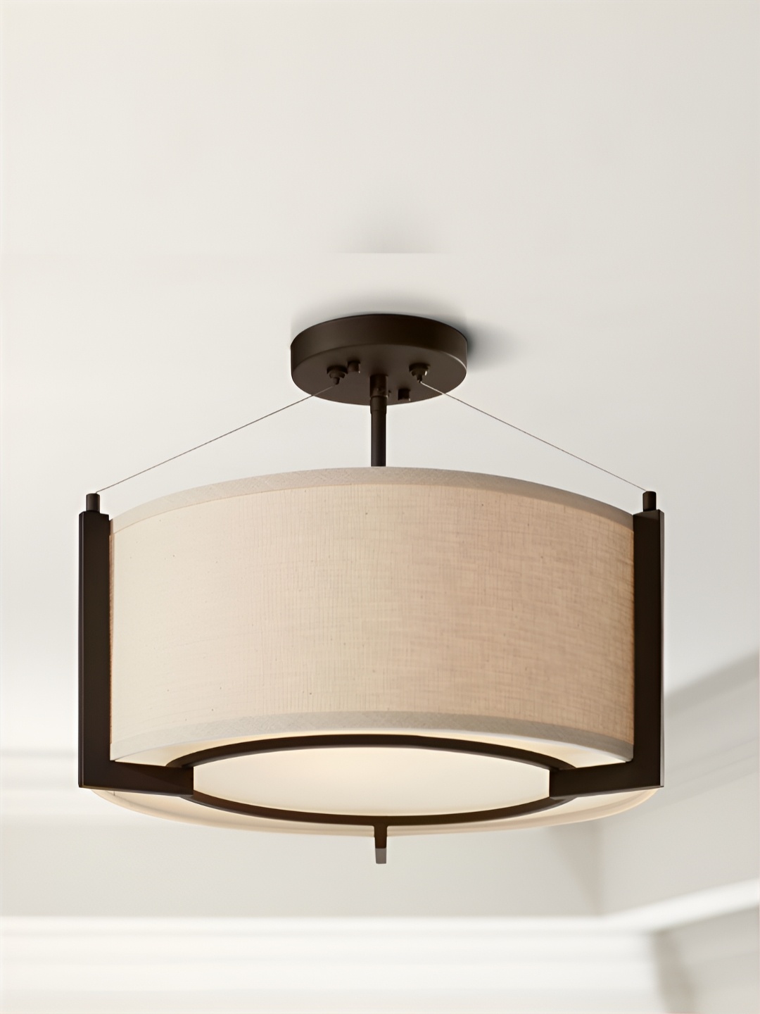 

The Art House Pink & Black Cylinder Shaped Aluminium Ceiling Lamp