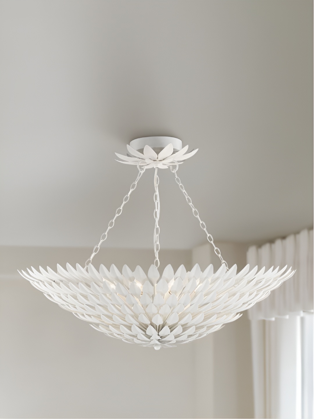 

The Art House White Textured Aluminium Contemporary Ceiling Lamp
