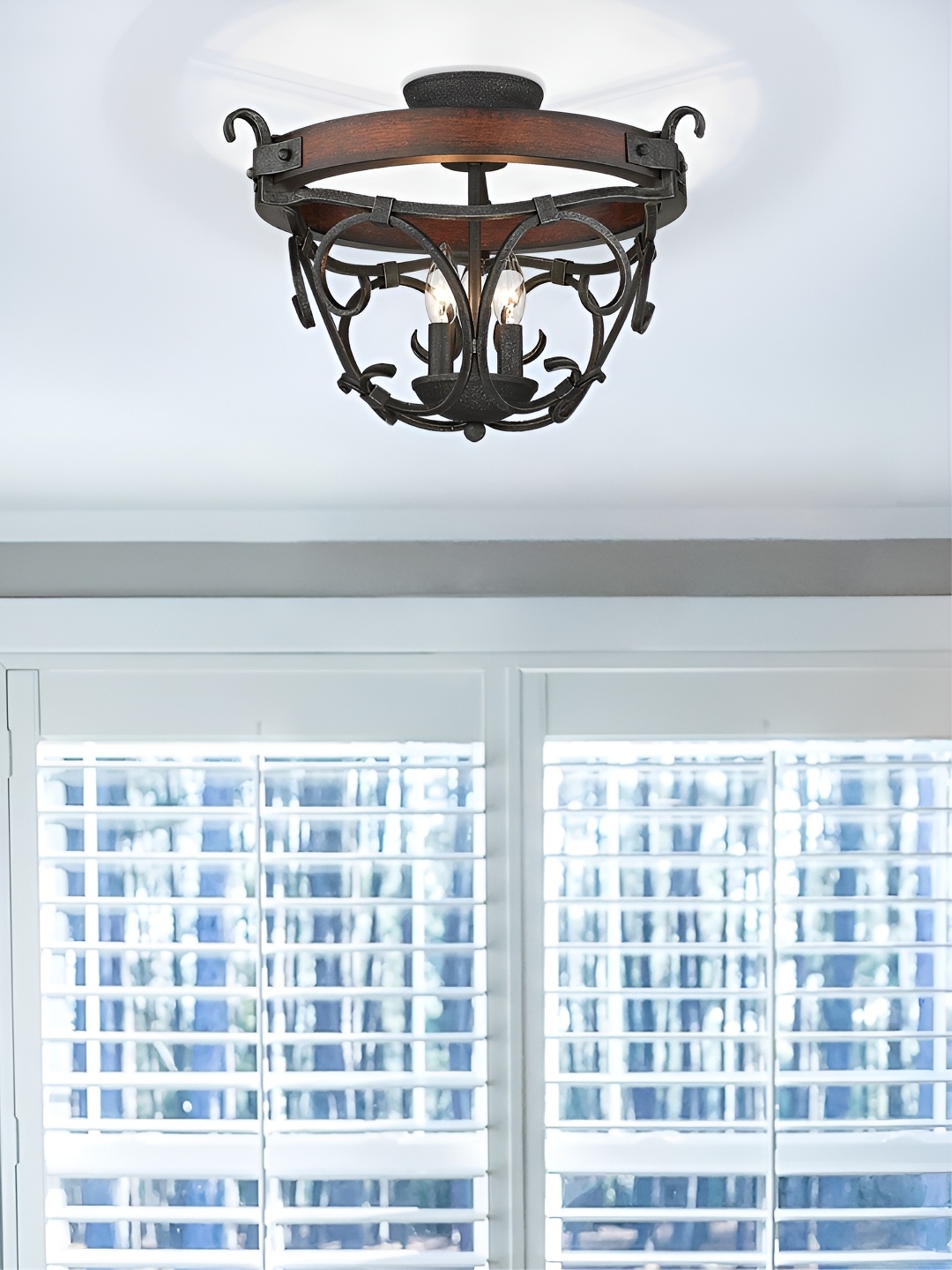 

The Art House Black Textured Aluminium Contemporary Ceiling Lamp