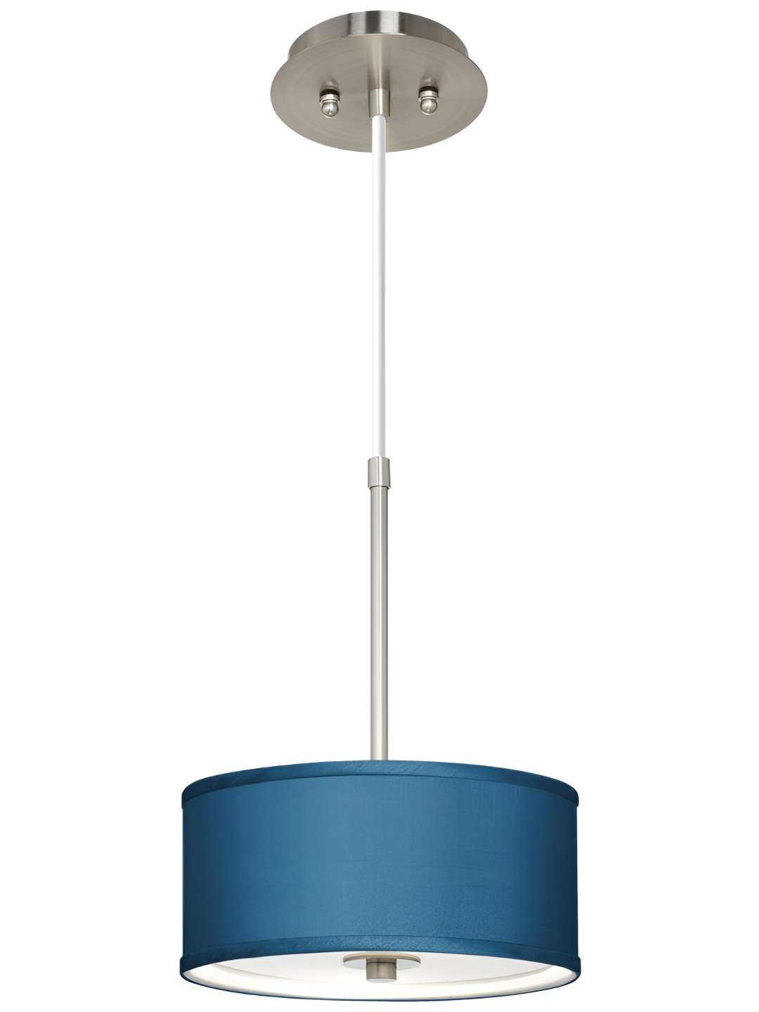 

The Art House Blue & Silver-Toned Aluminium Ceiling Lamp