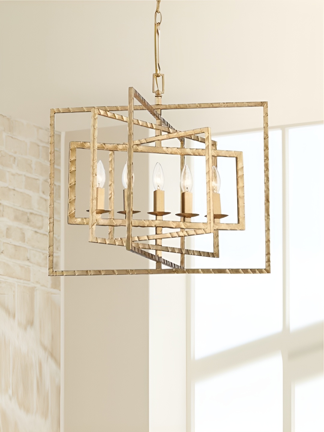 

The Art House Gold-Toned Textured Aluminium Contemporary Ceiling Lamp