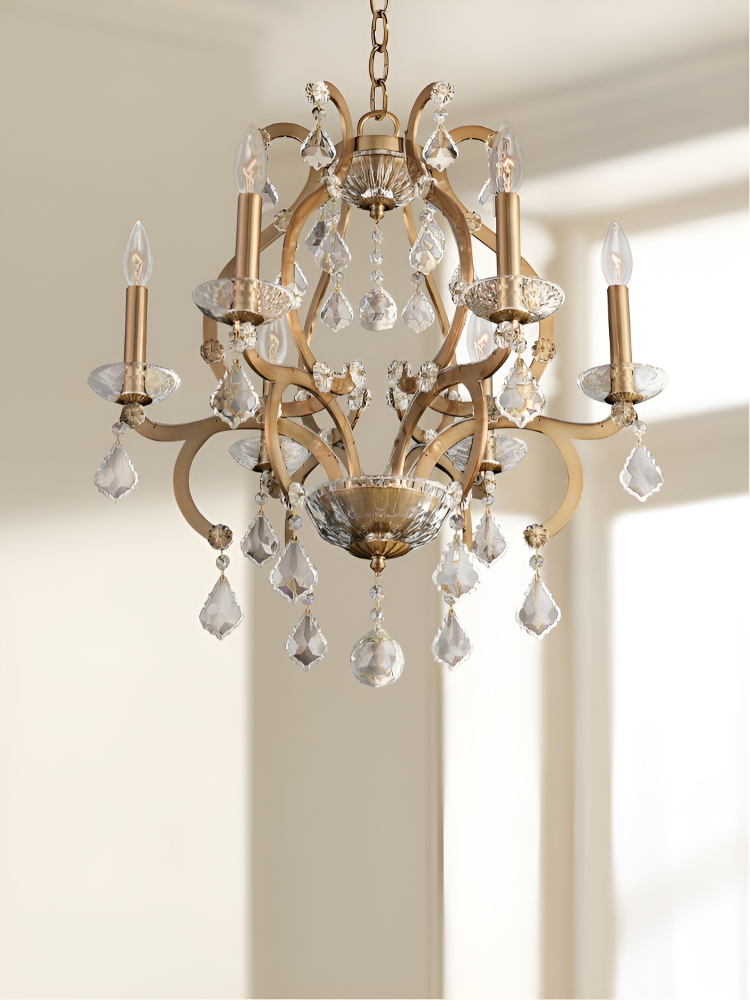 

The Art House Brown Textured Aluminium Contemporary Ceiling Lamp