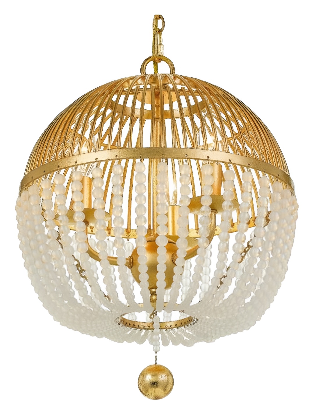 

The Art House Gold-Toned & White Textured Aluminium Contemporary Ceiling Lamp