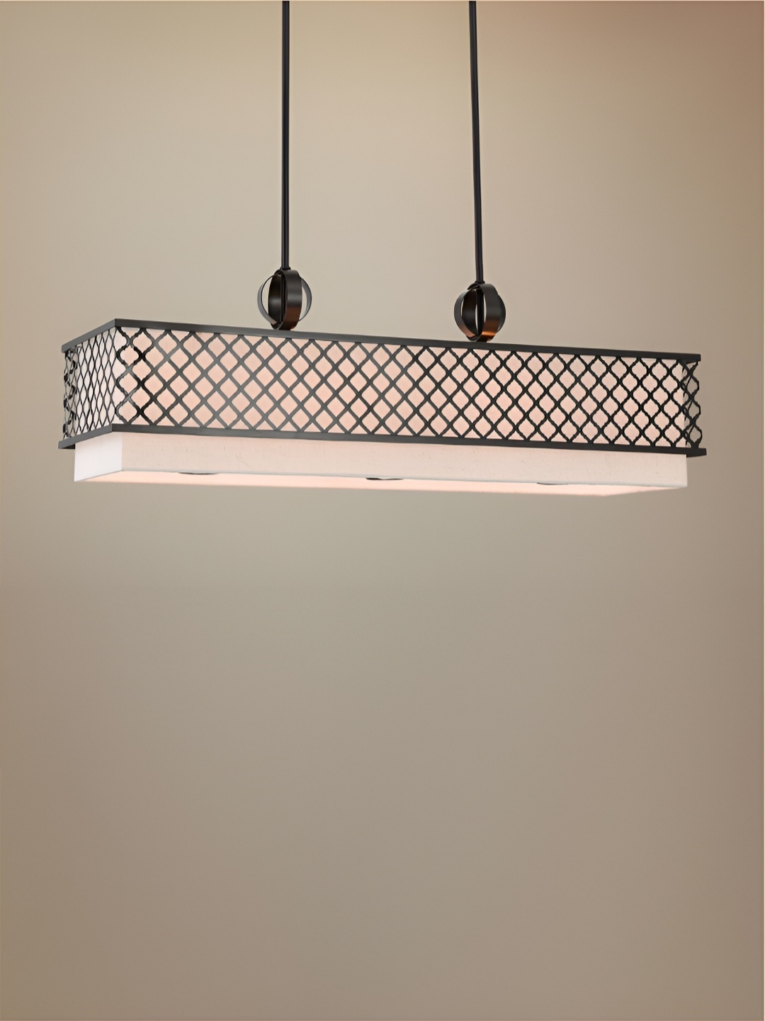 

The Art House White & Black Textured Abstract Shaped Contemporary Aluminium Ceiling Lamp