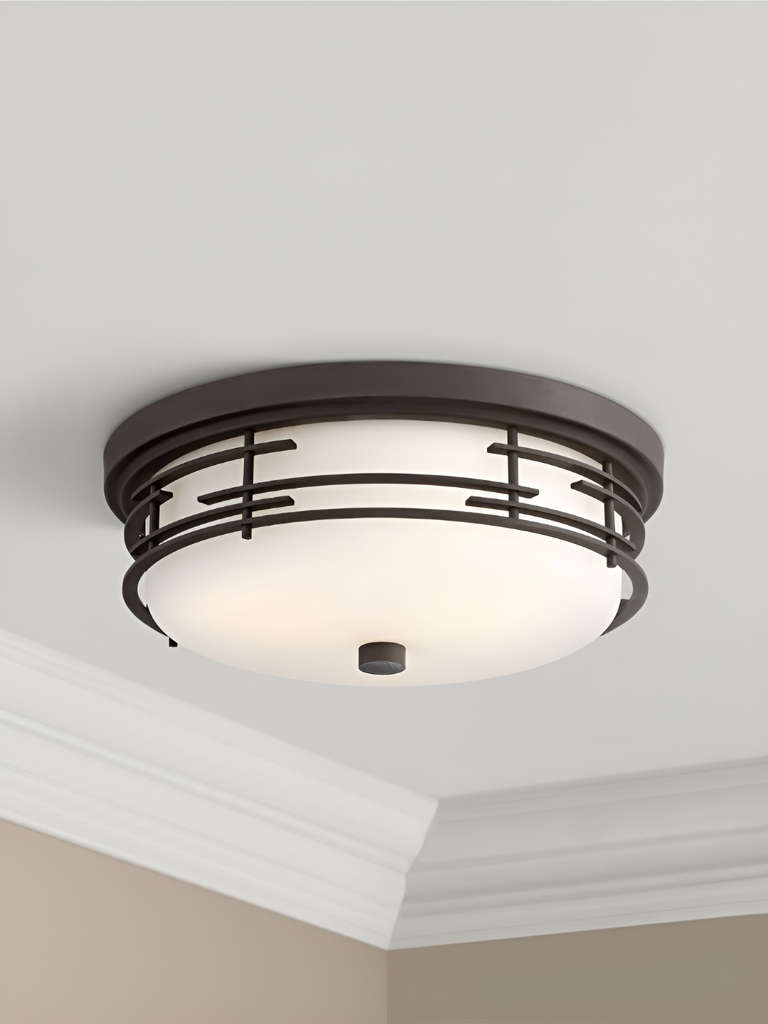 

The Art House Black & White Cylinder Shaped Contemporary Aluminium Ceiling Lamp