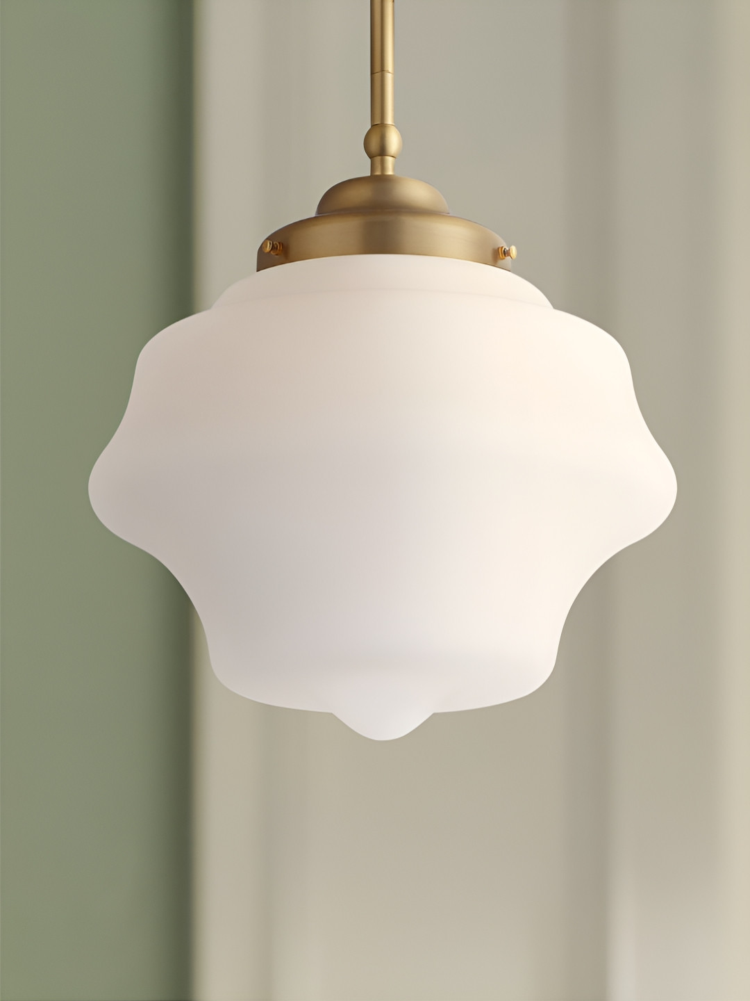 

The Art House Gold-Toned & White Aluminium Ceiling Lamp