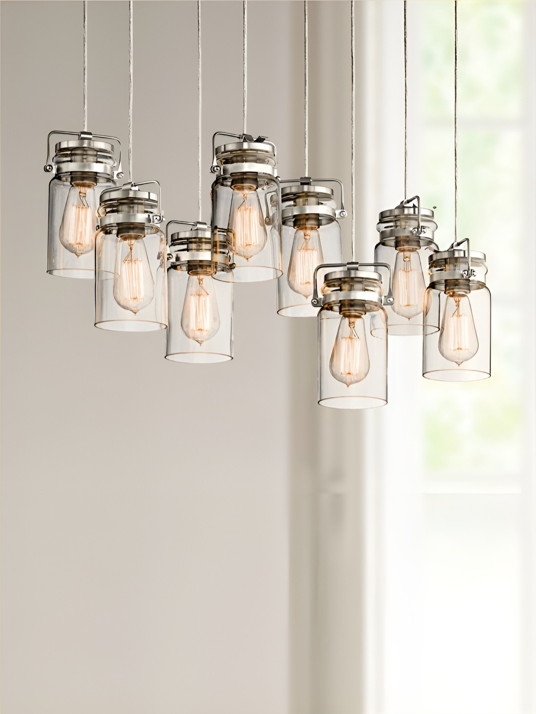 

The Art House Transparent Aluminium Contemporary Ceiling Lamp