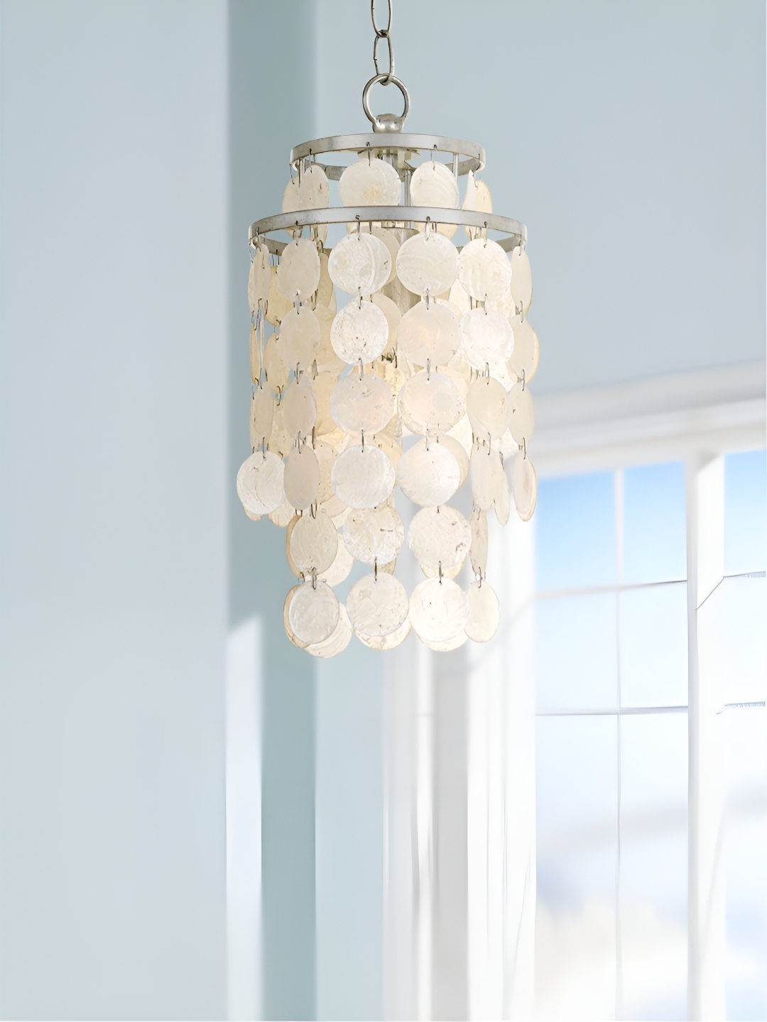 

The Art House Silver-Toned & White Aluminium Ceiling Lamp