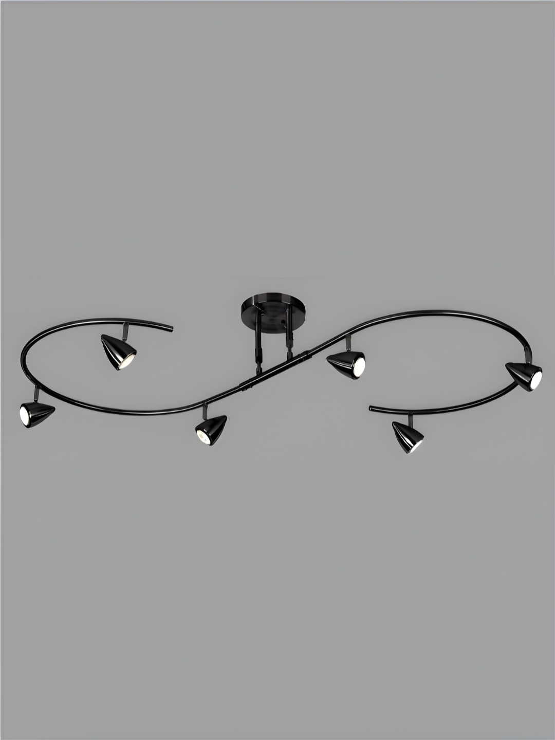 

The Art House Black Aluminium Ceiling Lamp