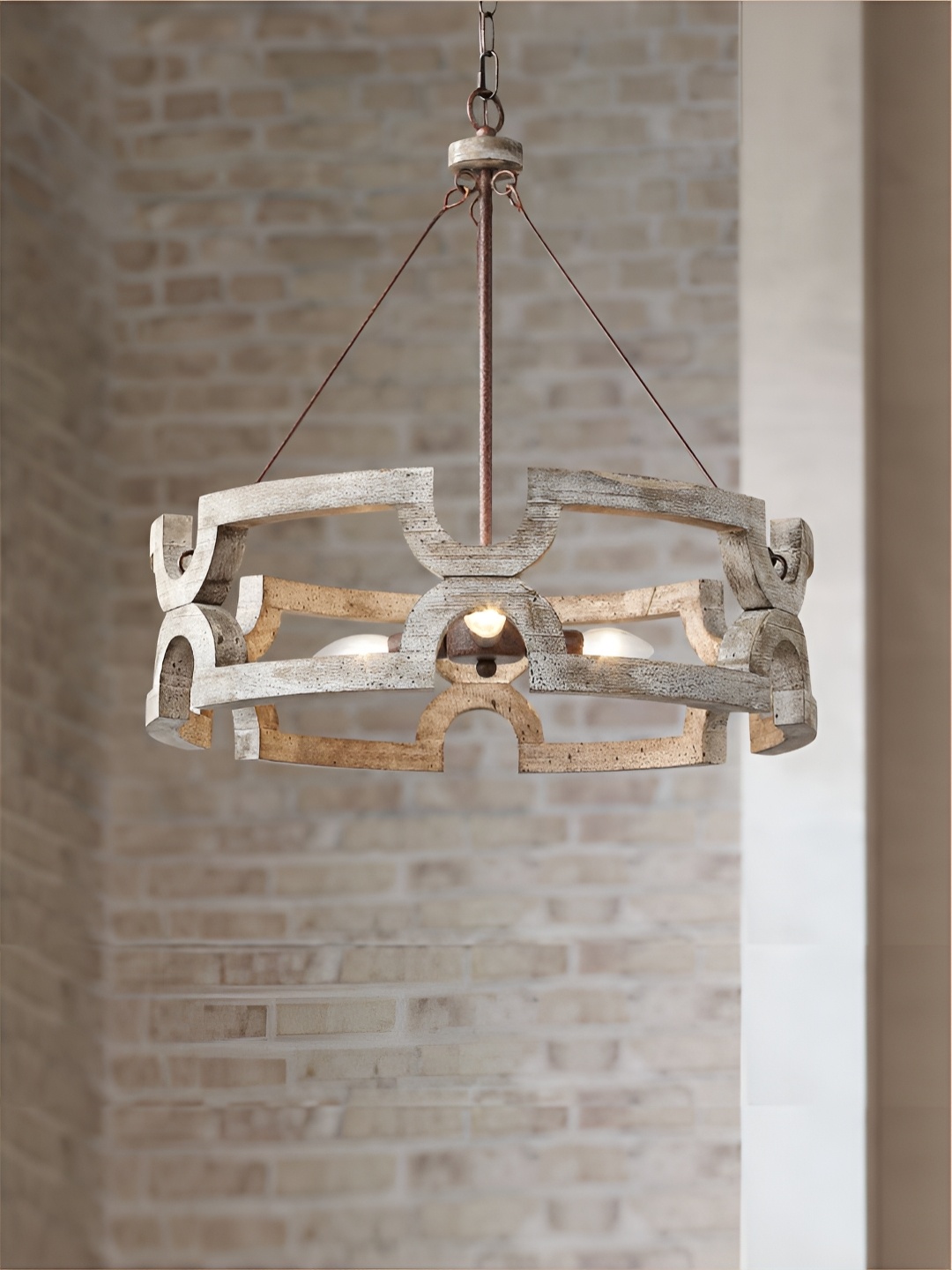 

The Art House Grey Textured Abstract Shaped Contemporary Aluminium Ceiling Lamp
