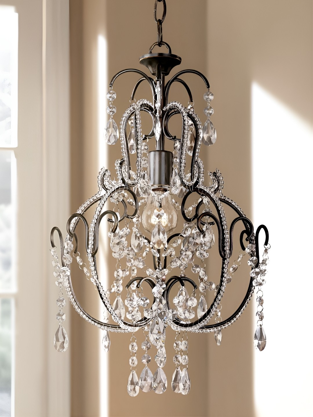 

The Art House White & Black Textured Aluminium Quirky Ceiling Lamp