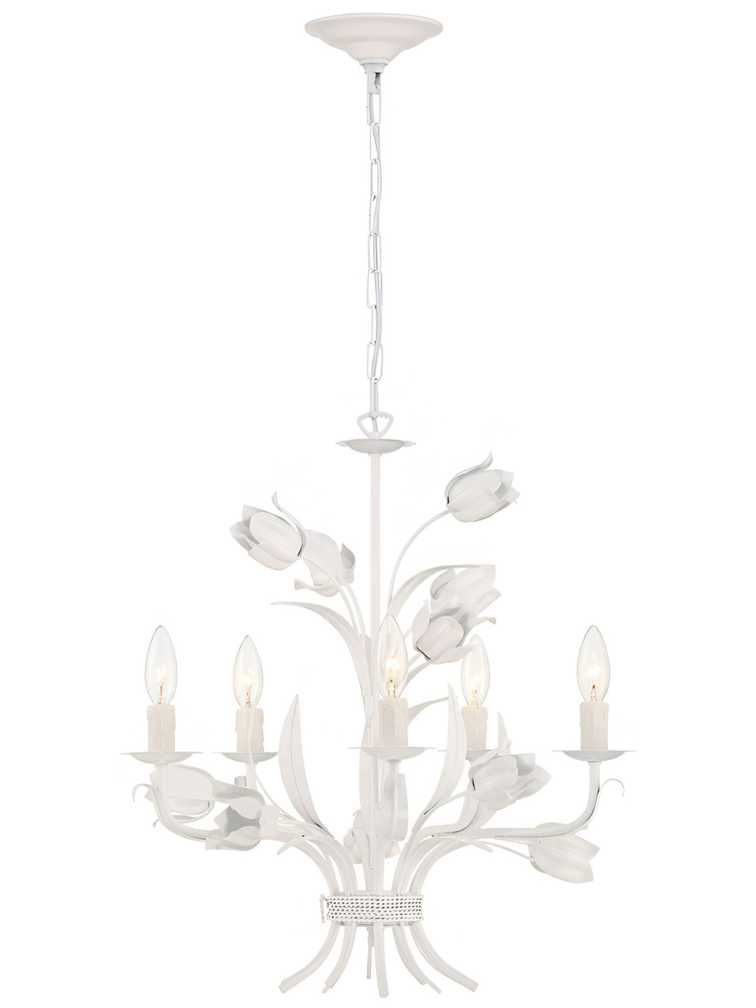 

The Art House White Aluminium Ceiling Lamp