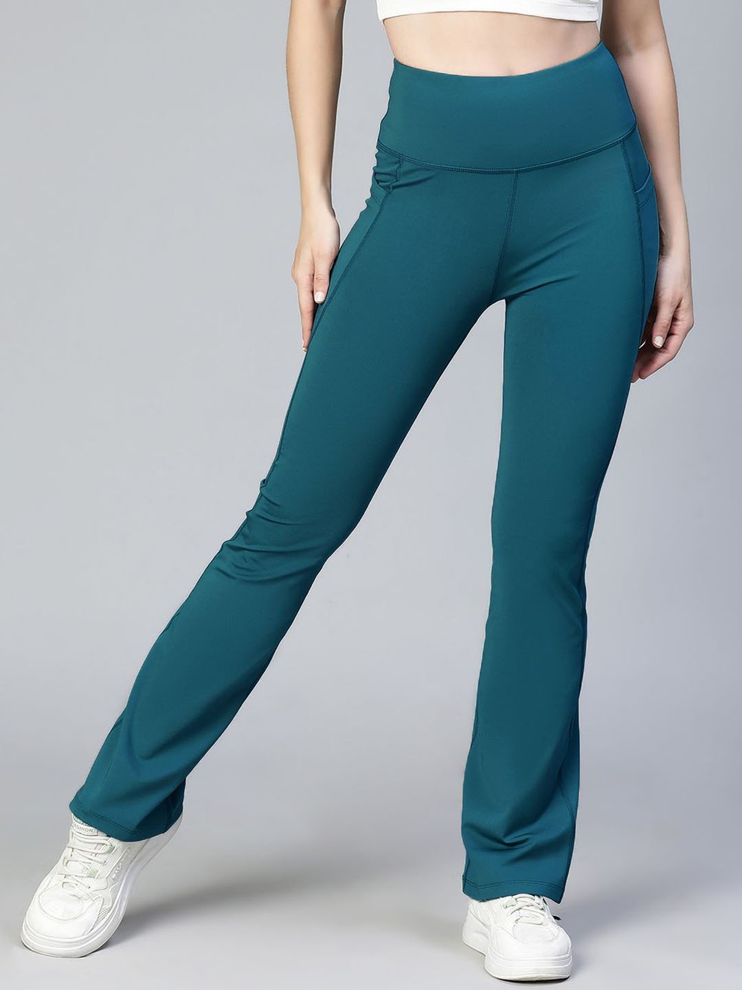

ATHLISIS Women Ankle Length Track Pant, Green