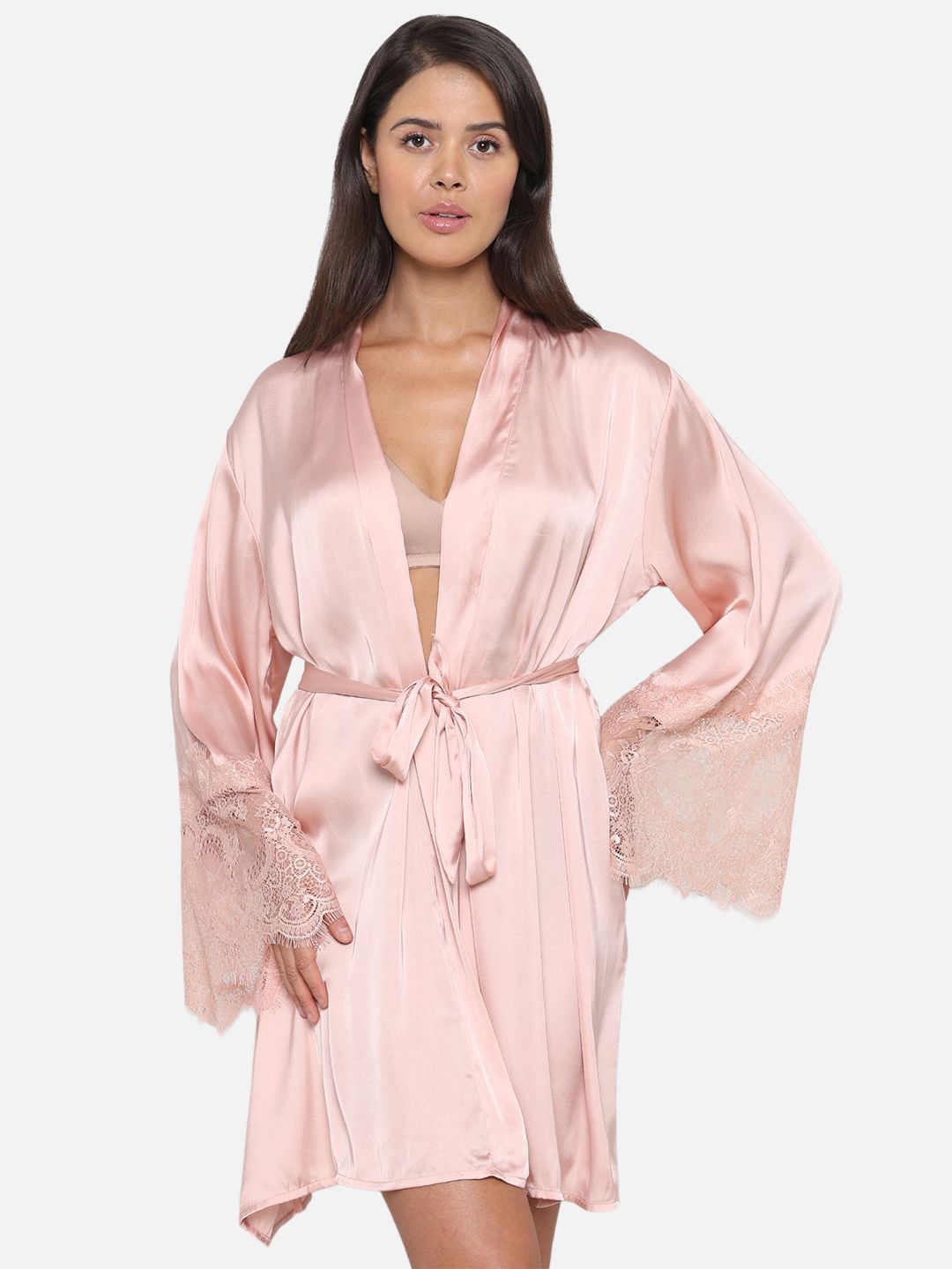 

Wacoal Women Lacy Robe, Peach