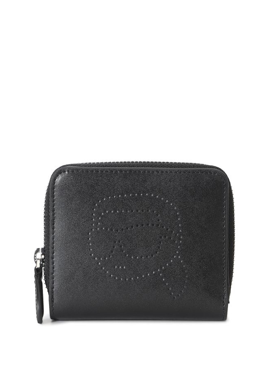 

Karl Lagerfeld Women PU Zip Around Wallet, Black