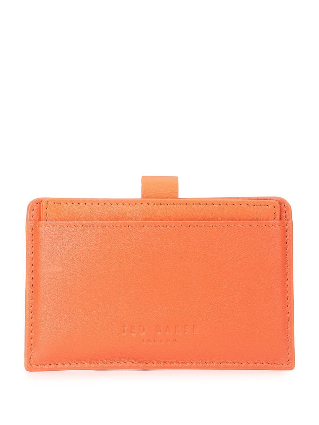 

Ted Baker Men Leather Plain Leather Cardholder, Orange