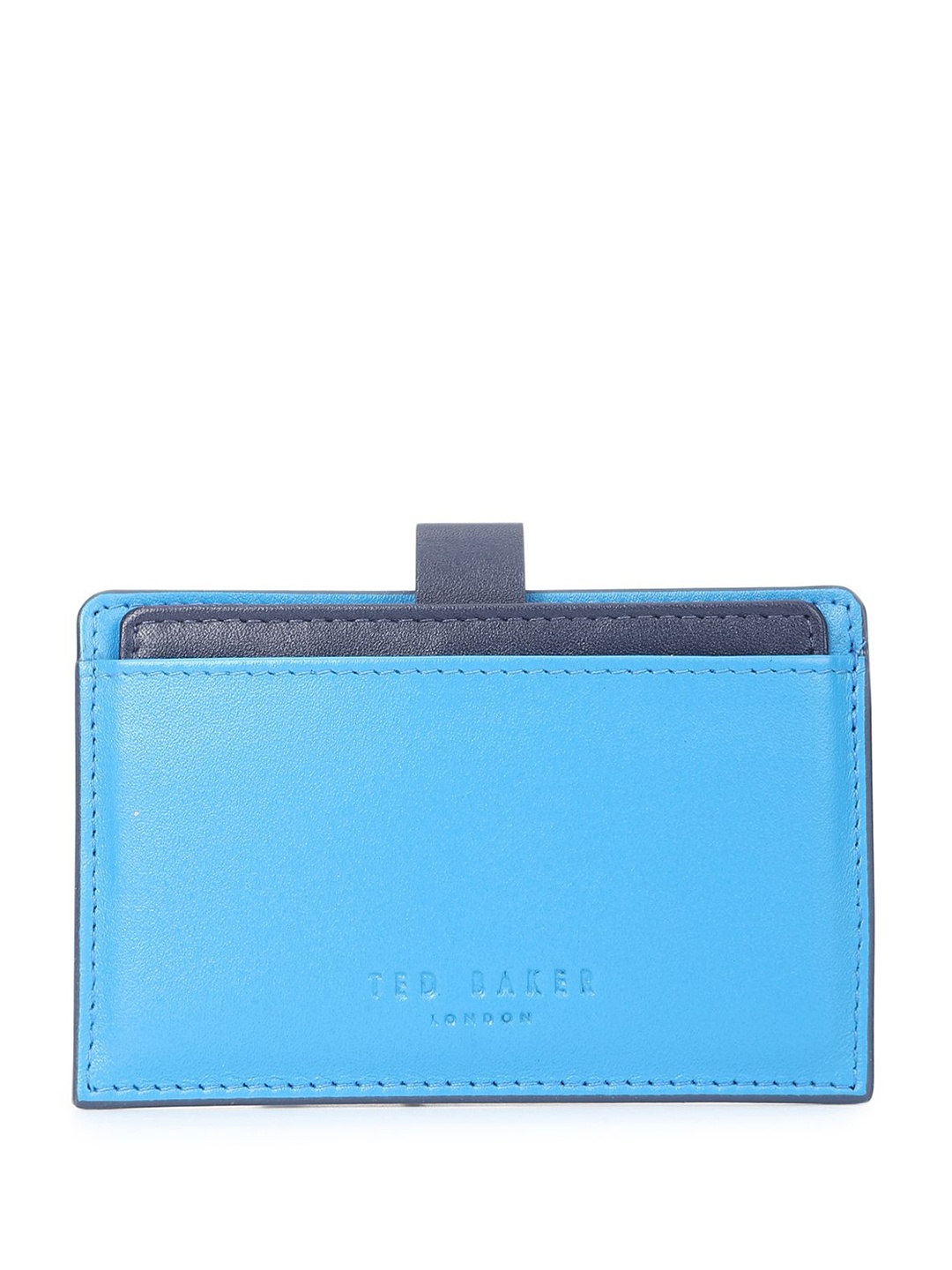 

Ted Baker Men Leather Card Holder, Blue