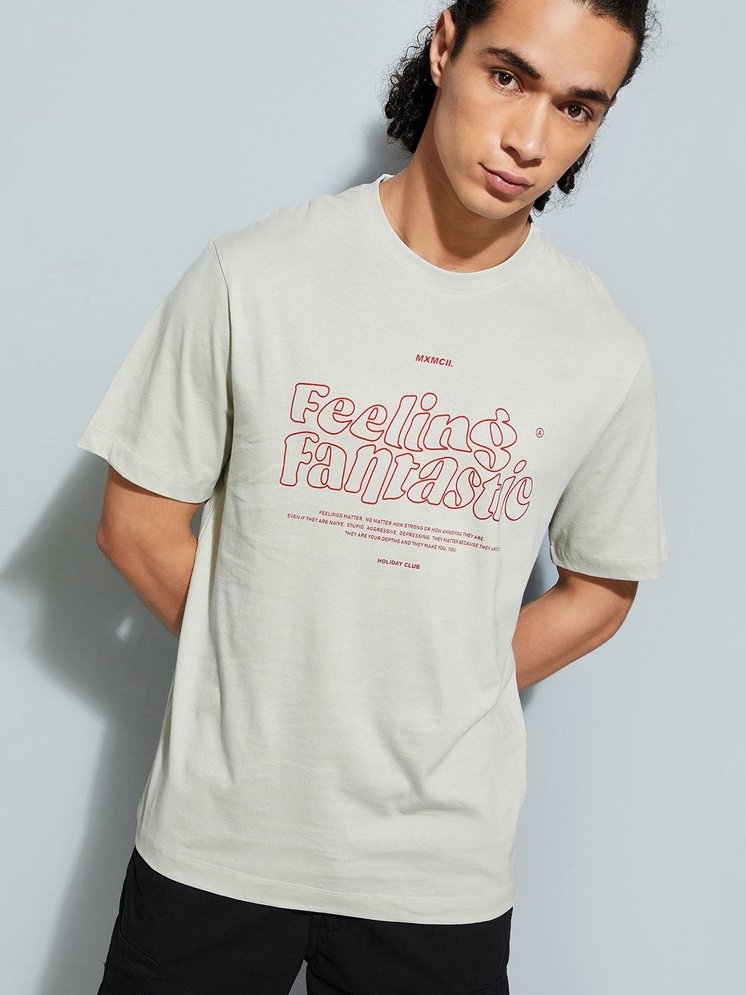 

max URB_N Men Graphic Printed T-shirt, Grey