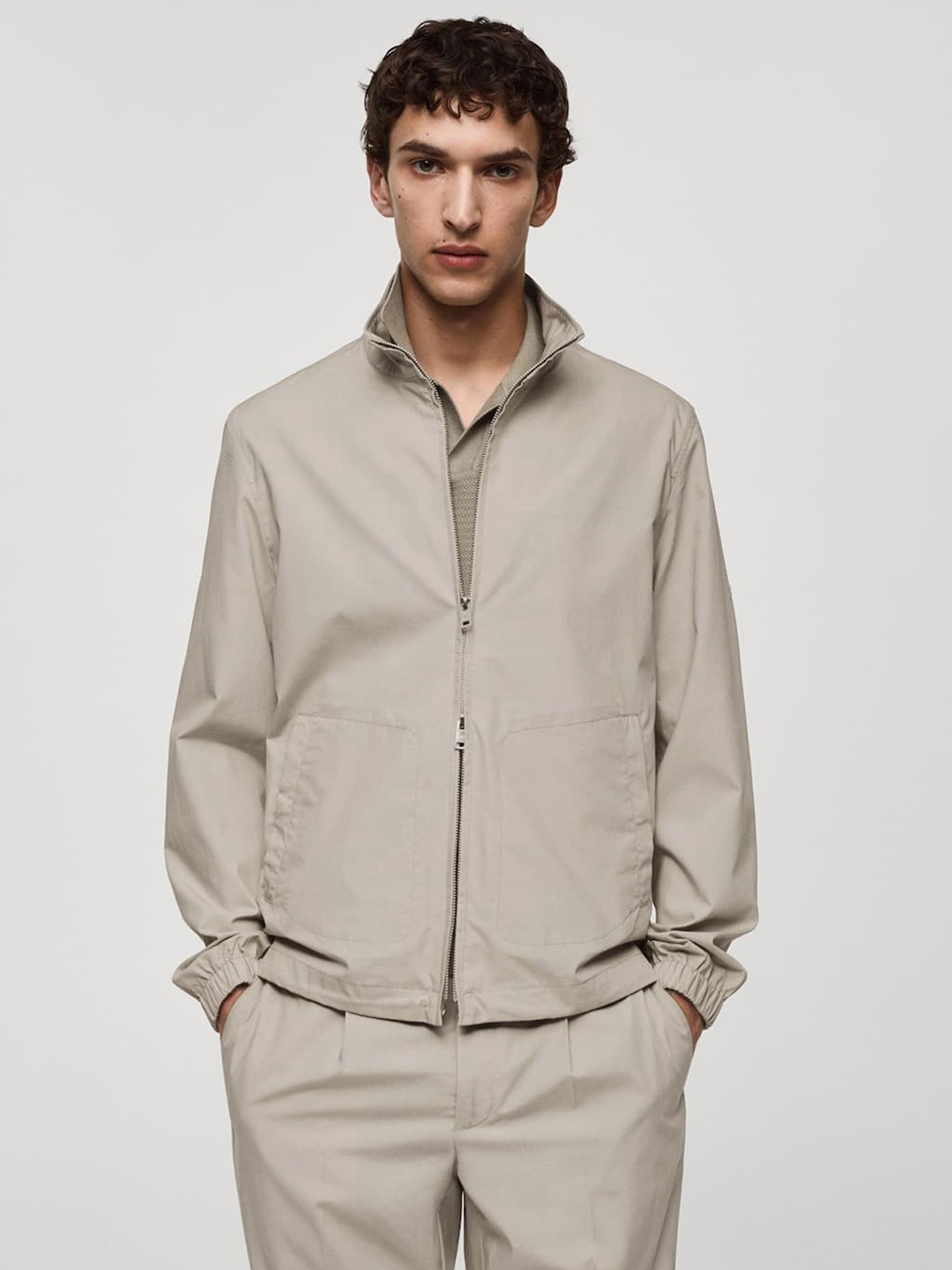 

MANGO MAN Tailored Jacket, Beige