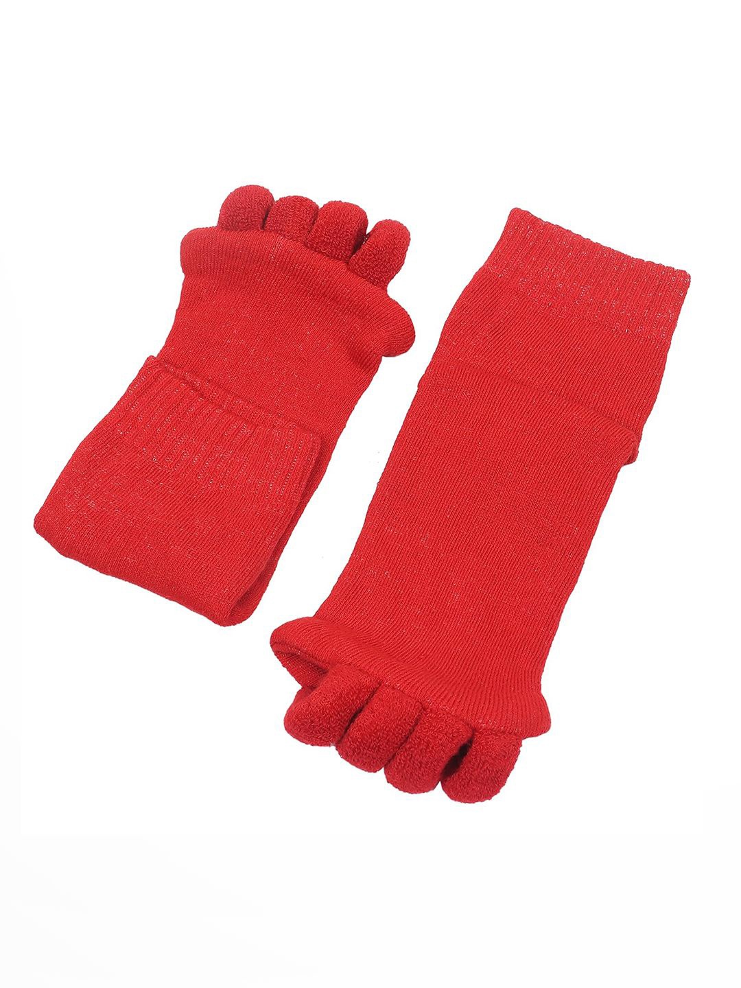 

Queue Cotton Foot Alignment & Pain Relief Socks, Red