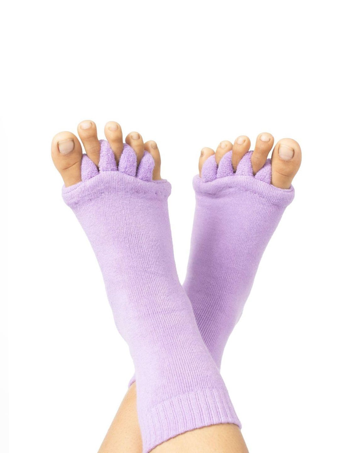 

Queue Cotton Foot Alignment & Pain Relief Socks, Purple