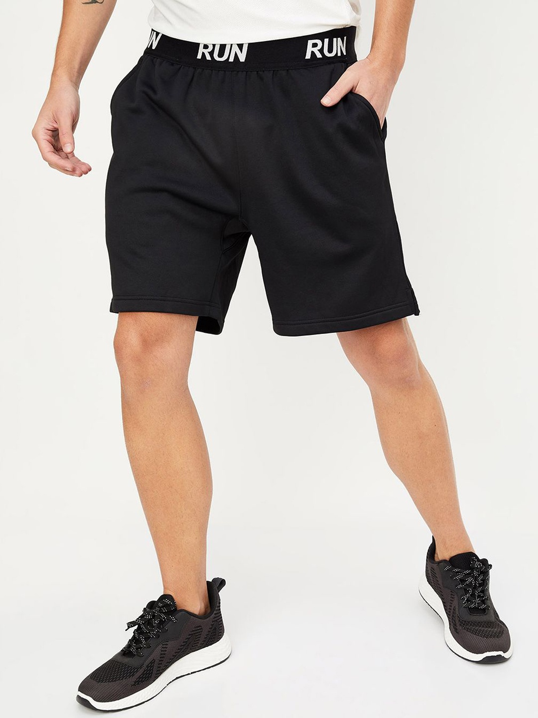 

max Men Sports Shorts, Black