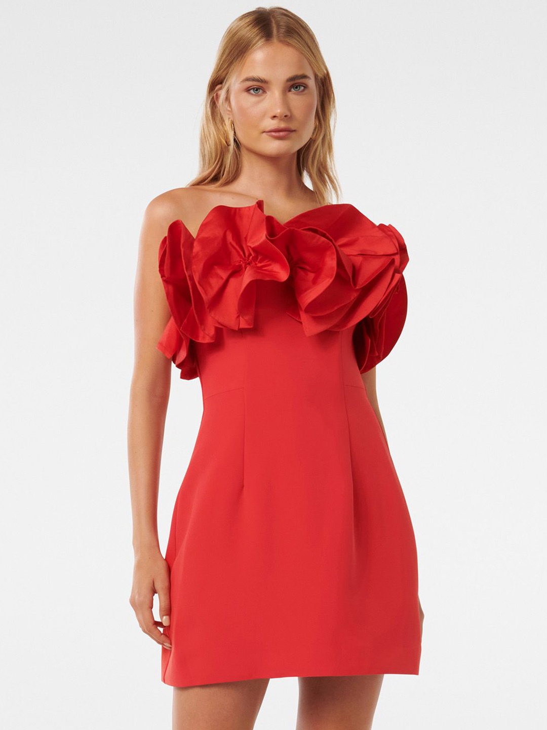 

Forever New Tasha Rosette A-Line Mini Dress, Red