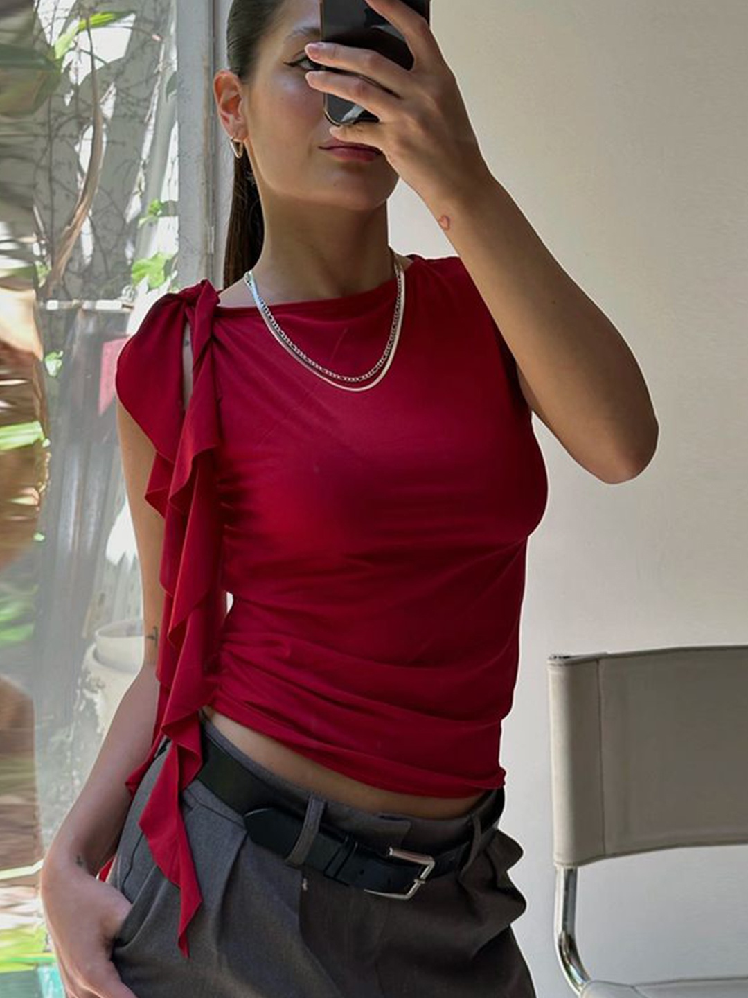 

StyleCast x Revolte Top, Red