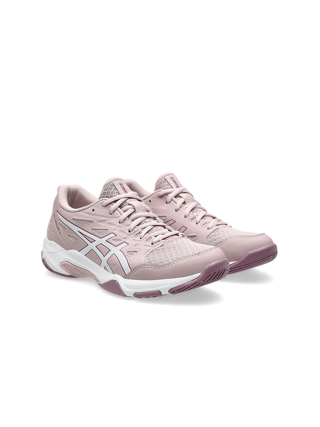 

ASICS Gel Rocket 11 Women Non-Marking Lace Ups Round Toe Regular Sports Shoes, Pink