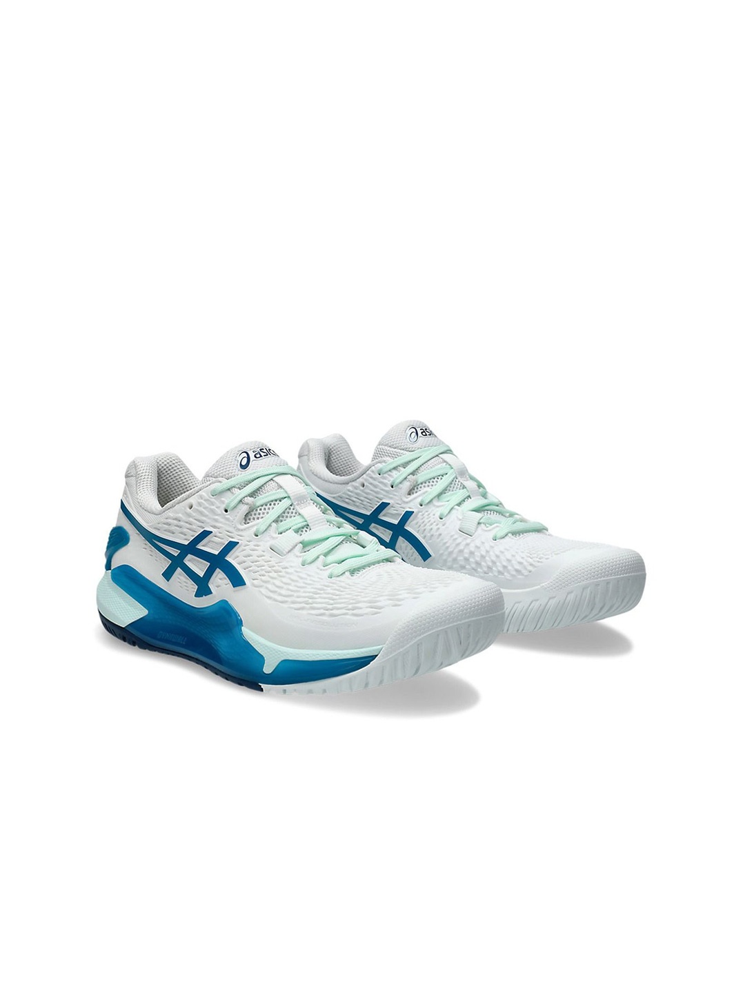 

ASICS GEL-RESOLUTION 9 Women Textured Tennis Sports Shoes, White