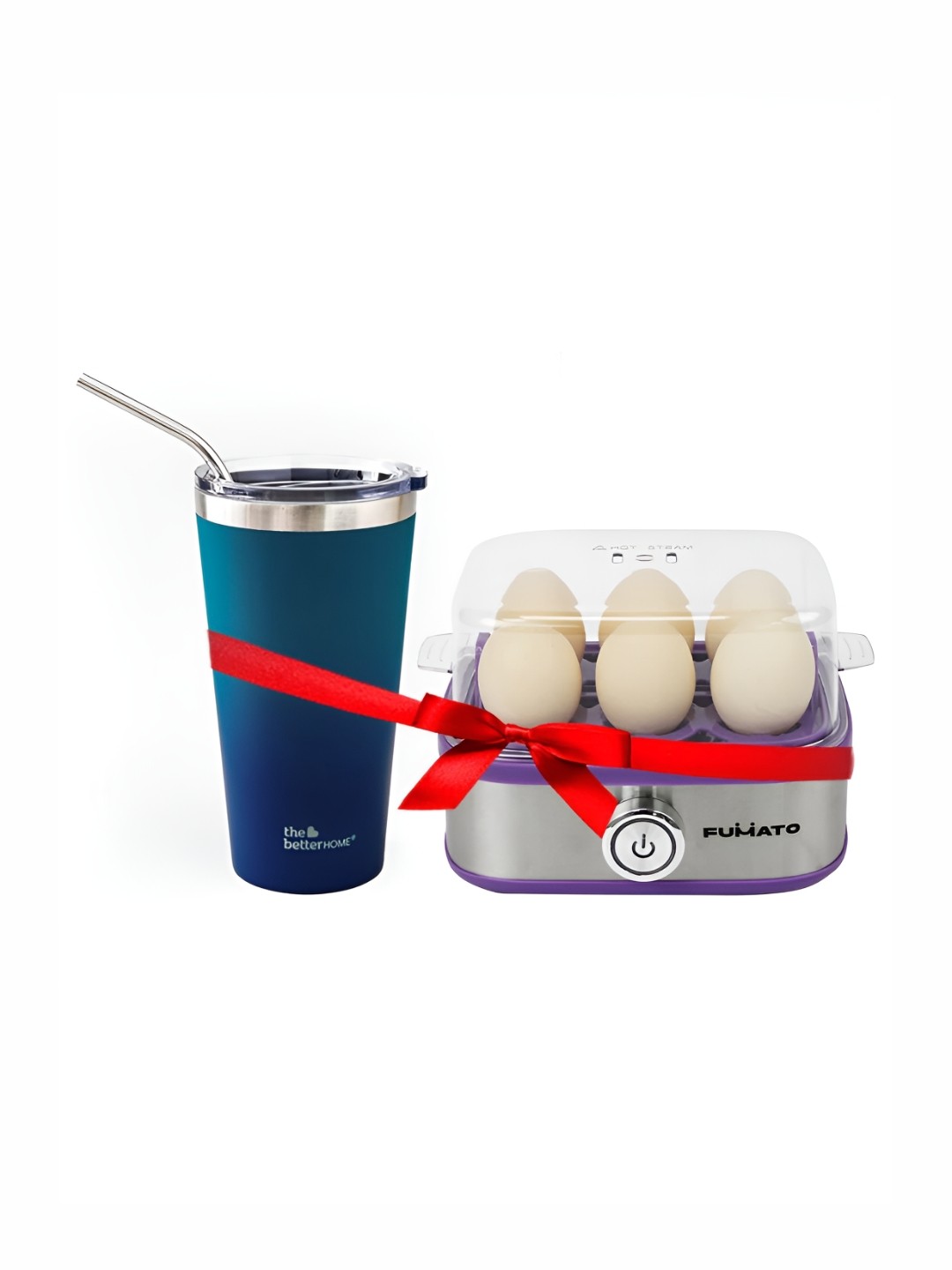 

The Better Home Egg Maker & Insulated Coffee Mug Set, Purple