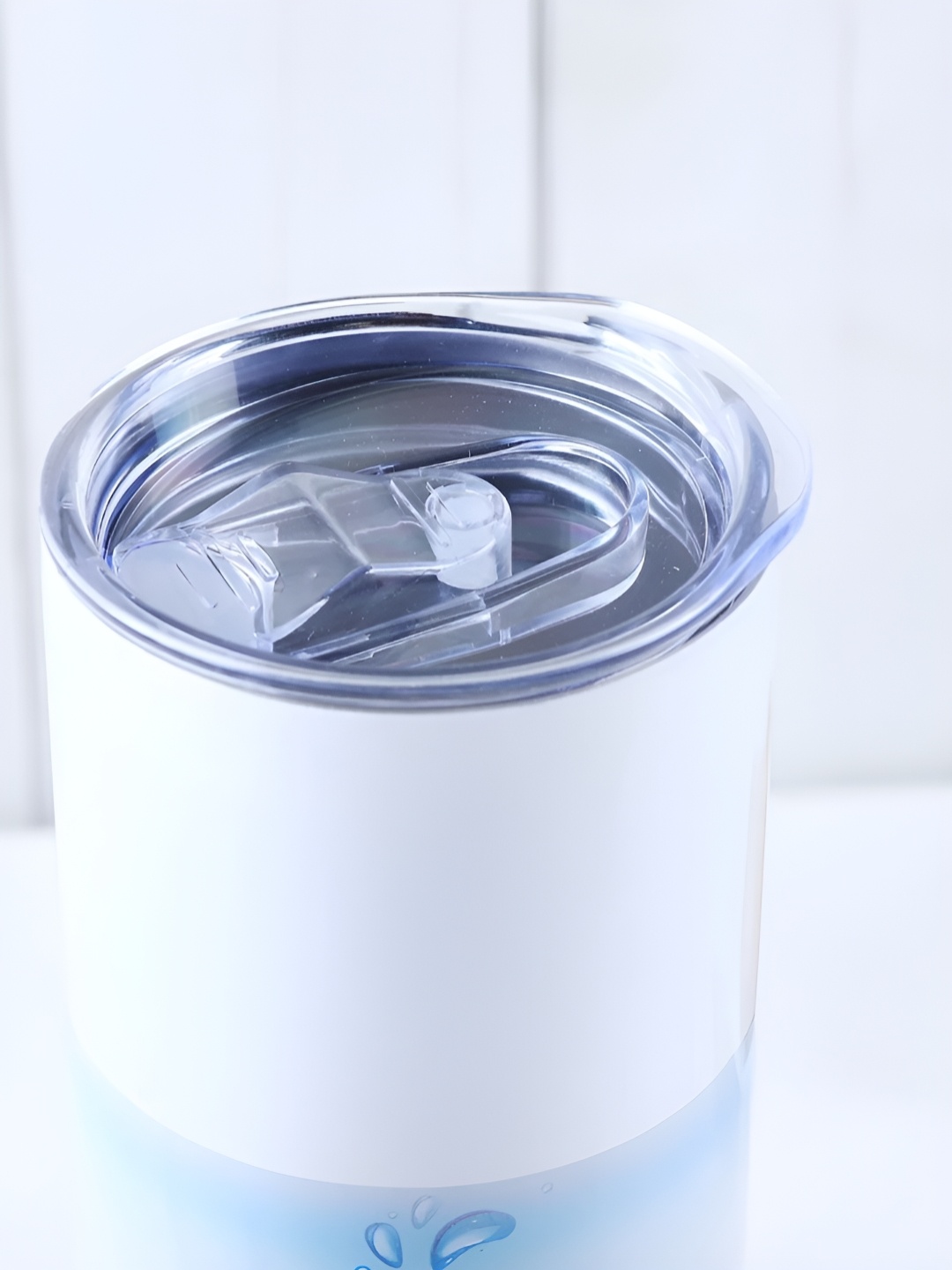 

fnp White Printed Ceramic Glossy Tumbler 325 ml