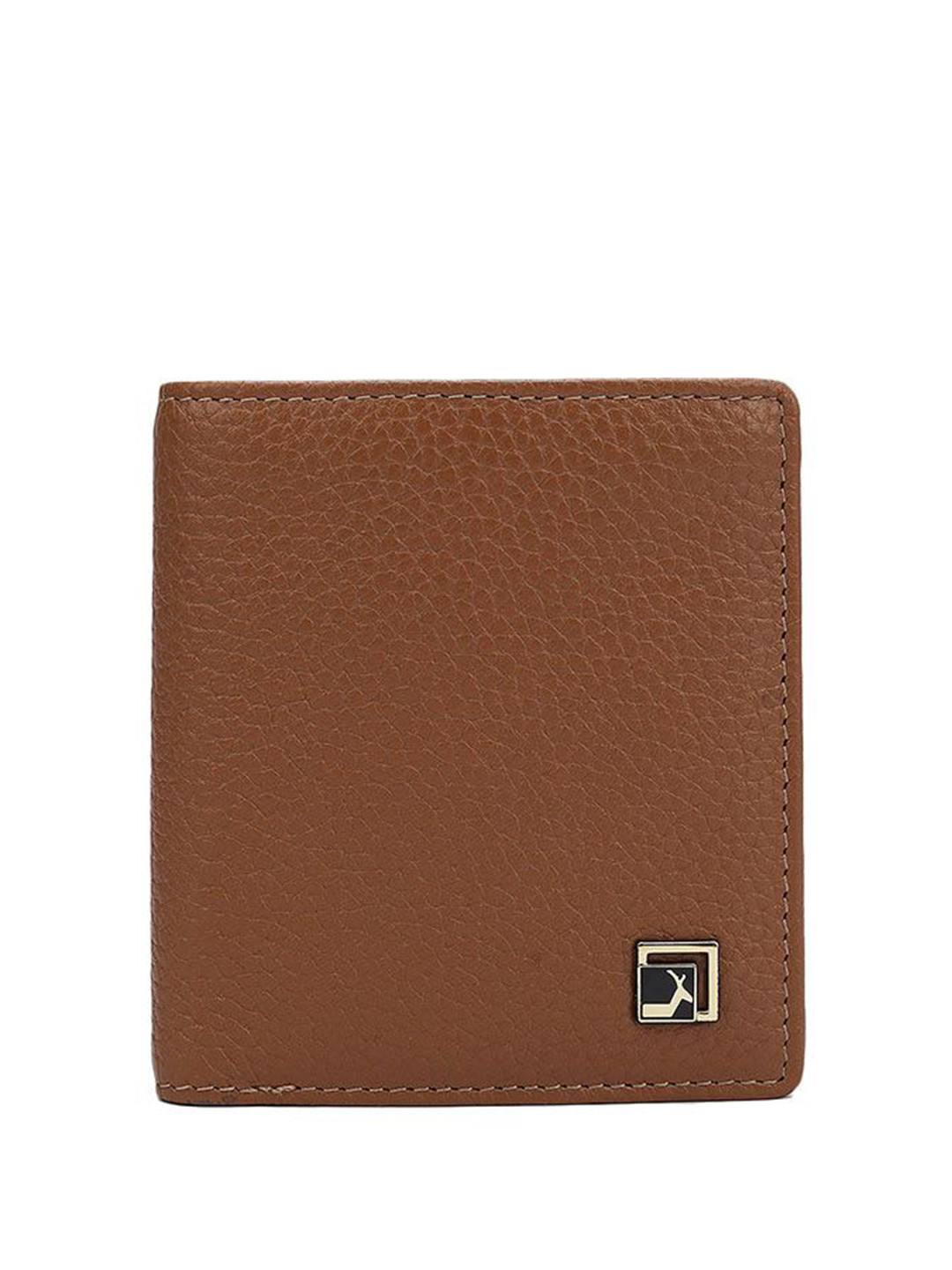 

Da Milano Men Leather Two Fold Wallet, Brown