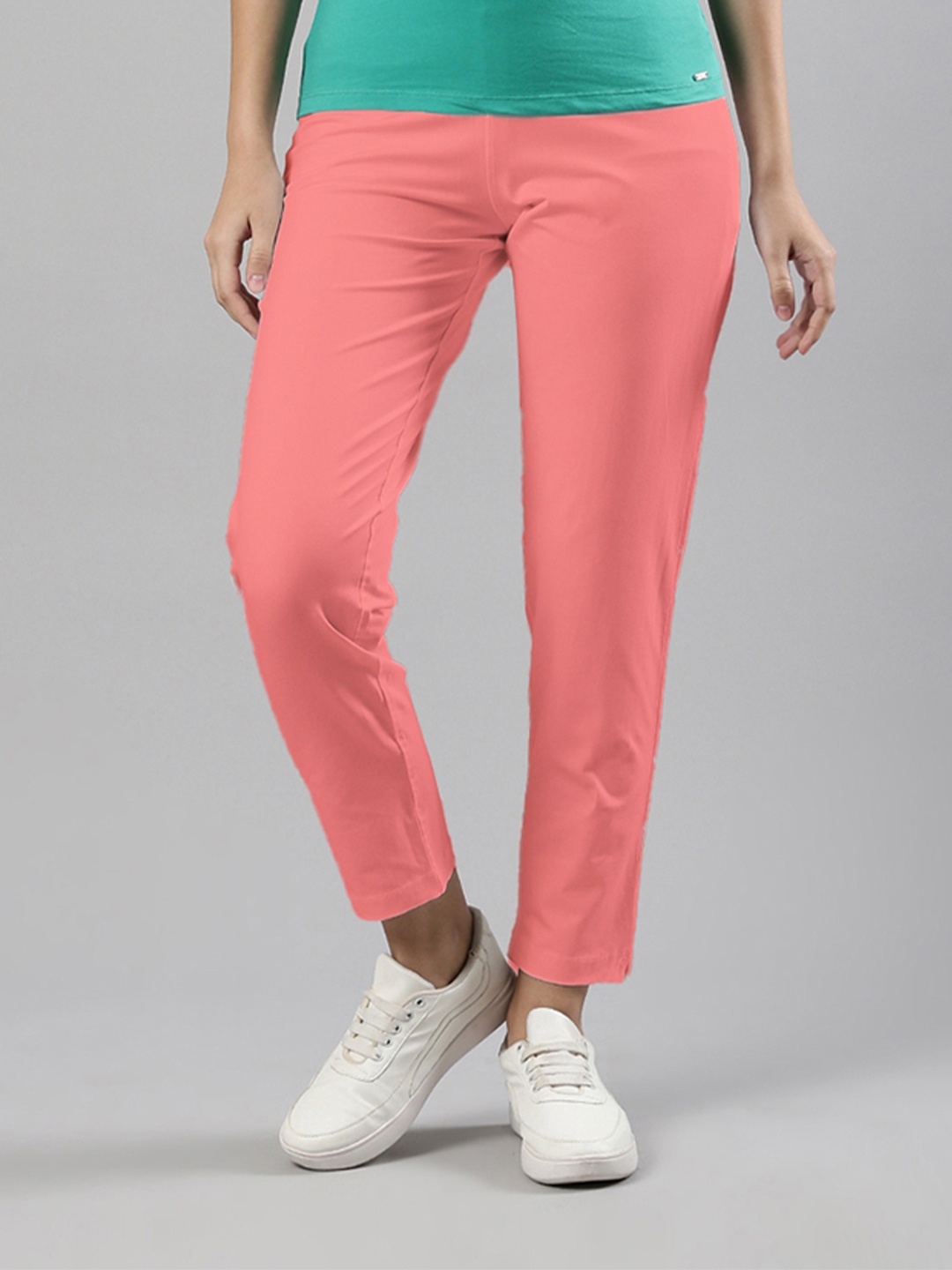 

Femmora Women Loose Fit Trousers, Coral