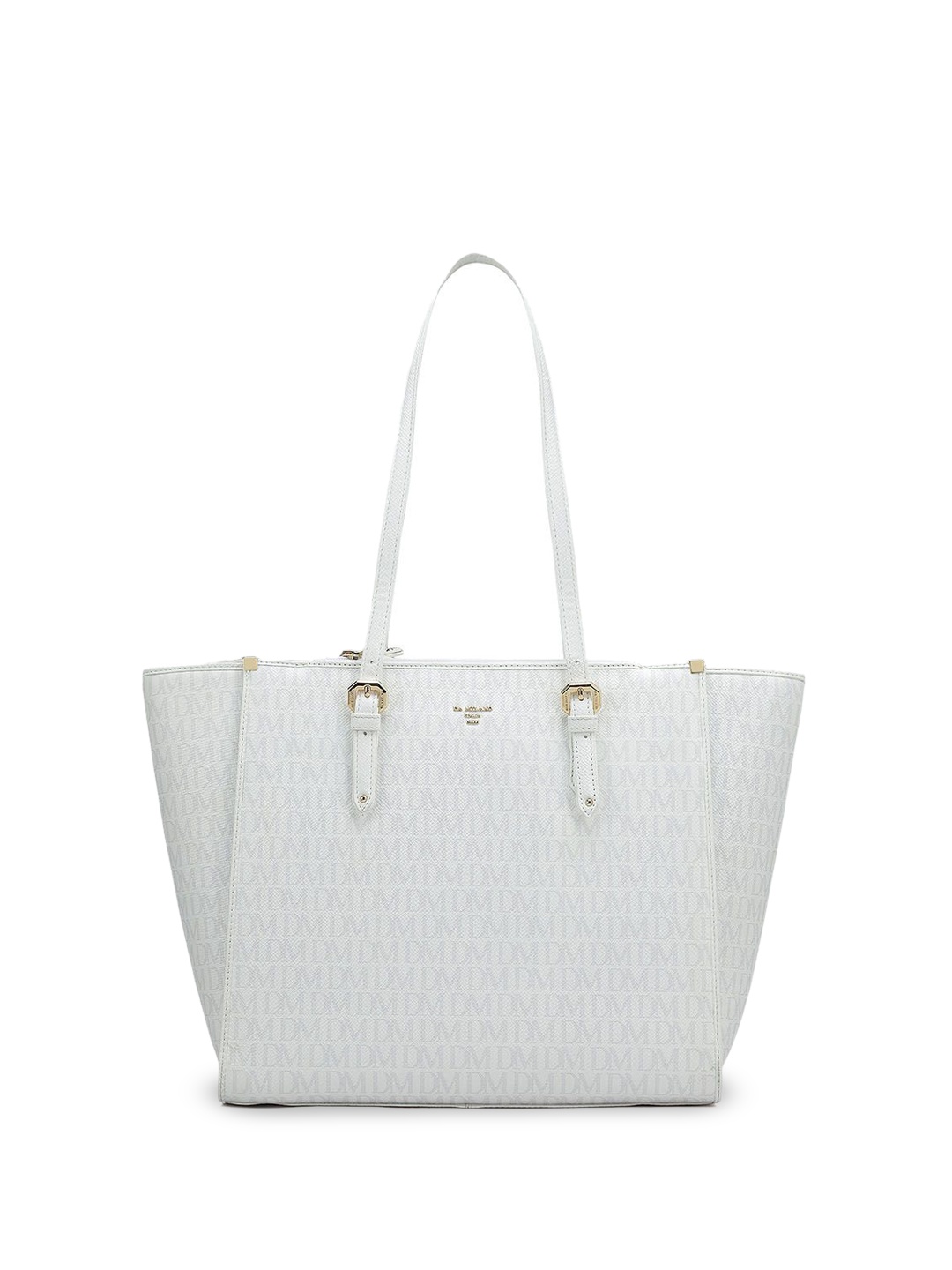 

Da Milano Leather Oversized Swagger Shoulder Bag, White