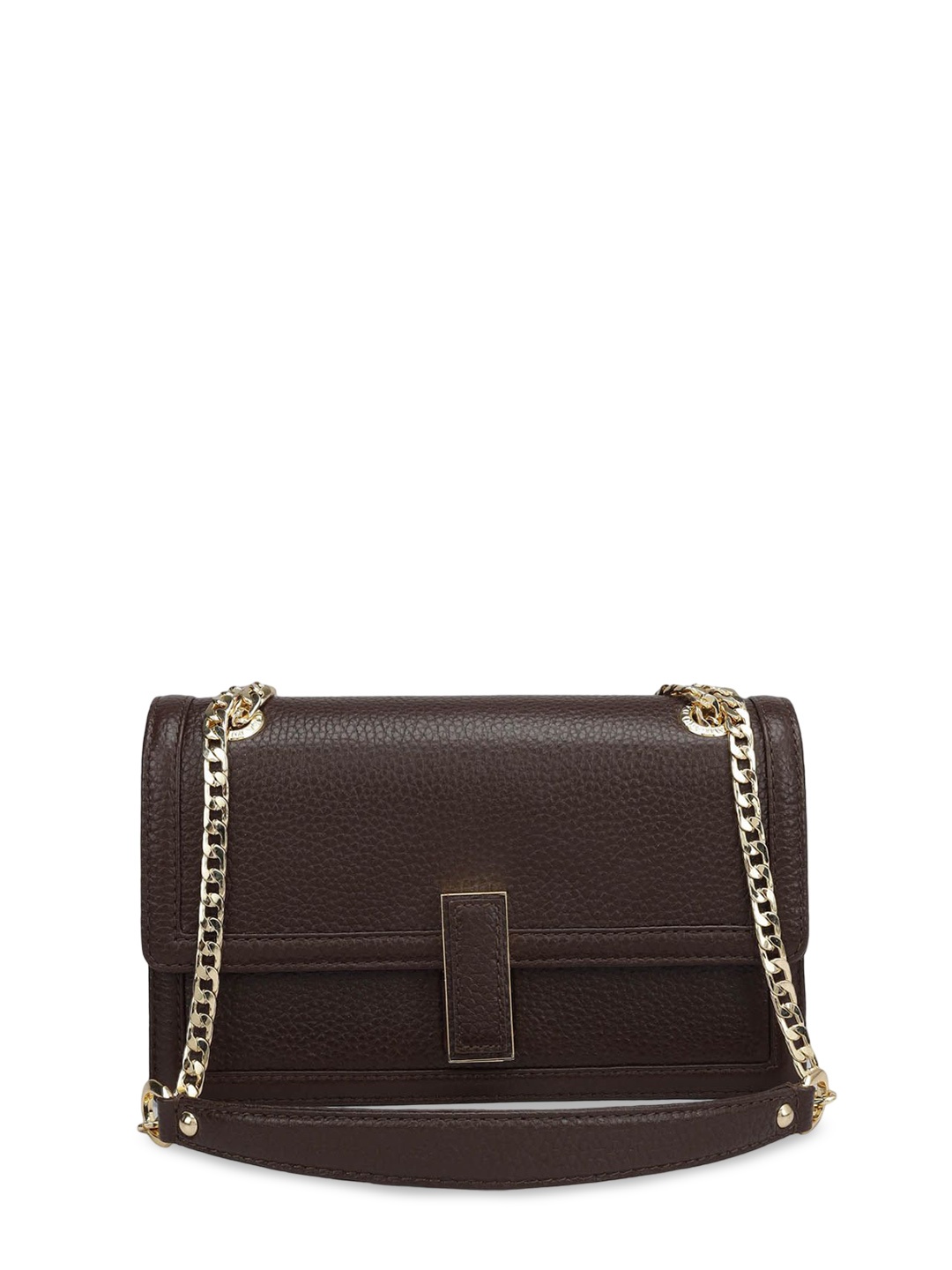 

Da Milano Women Leather Half Moon Sling Bag, Brown