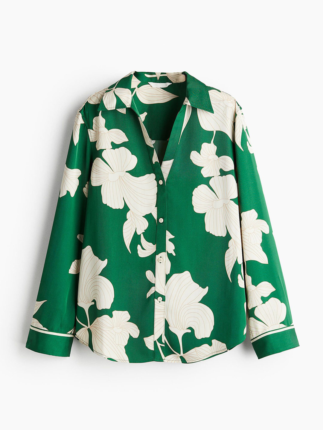 

H&M Long-Sleeved Shirts, Green