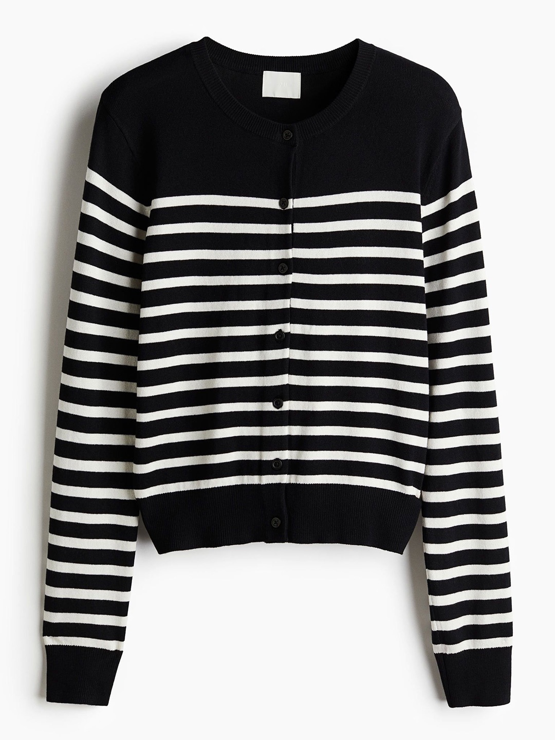

H&M Women Fine-Knit Cardigan Sweaters, Black