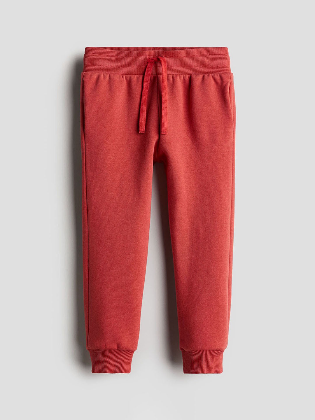 

H&M Boys Brushed-Inside Joggers, Red