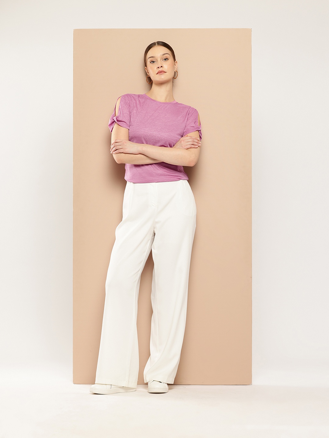 

her by invictus Twisted Detail Regular Top, Pink