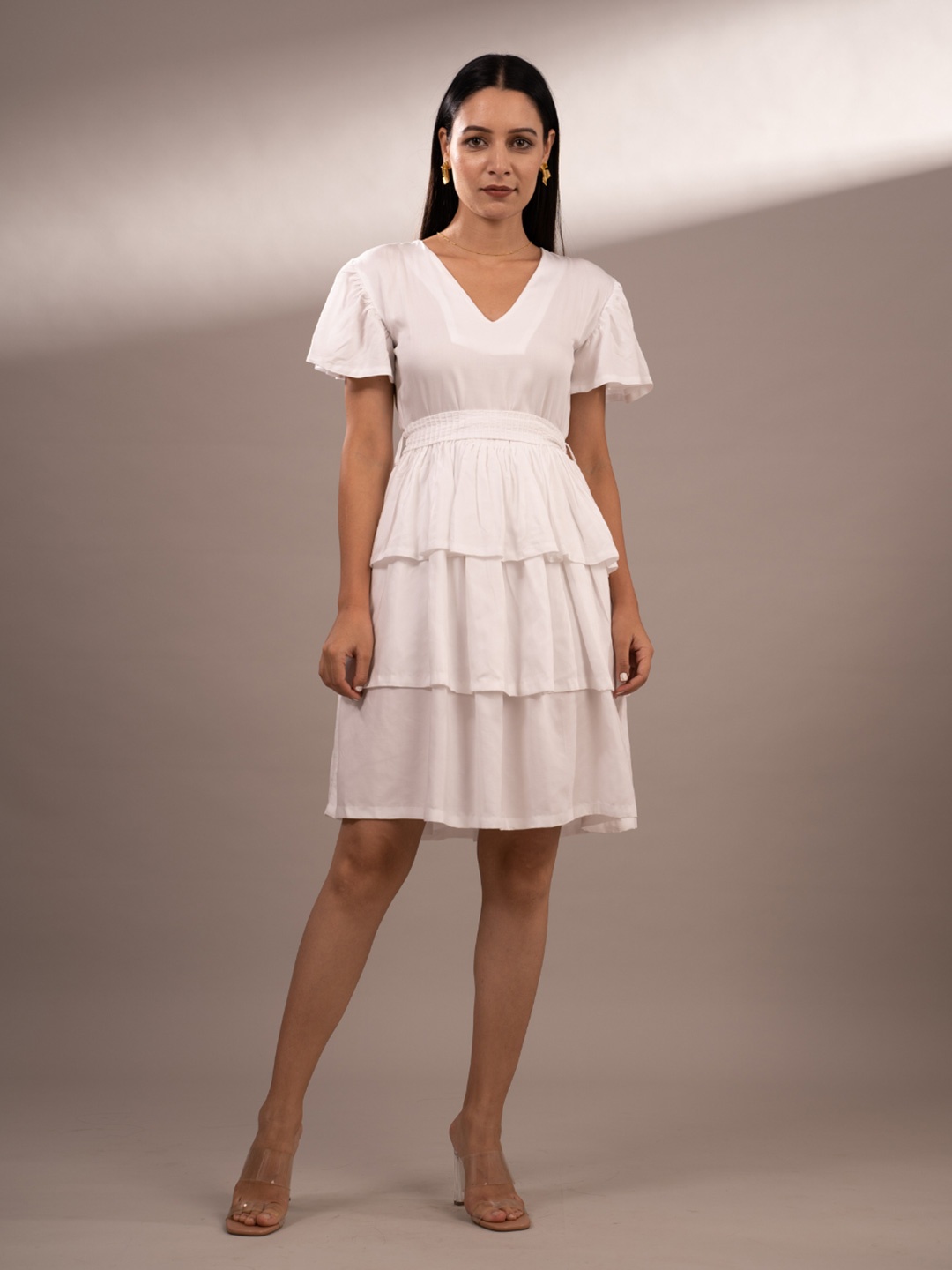 

SHIBUI Sheath Dress, White