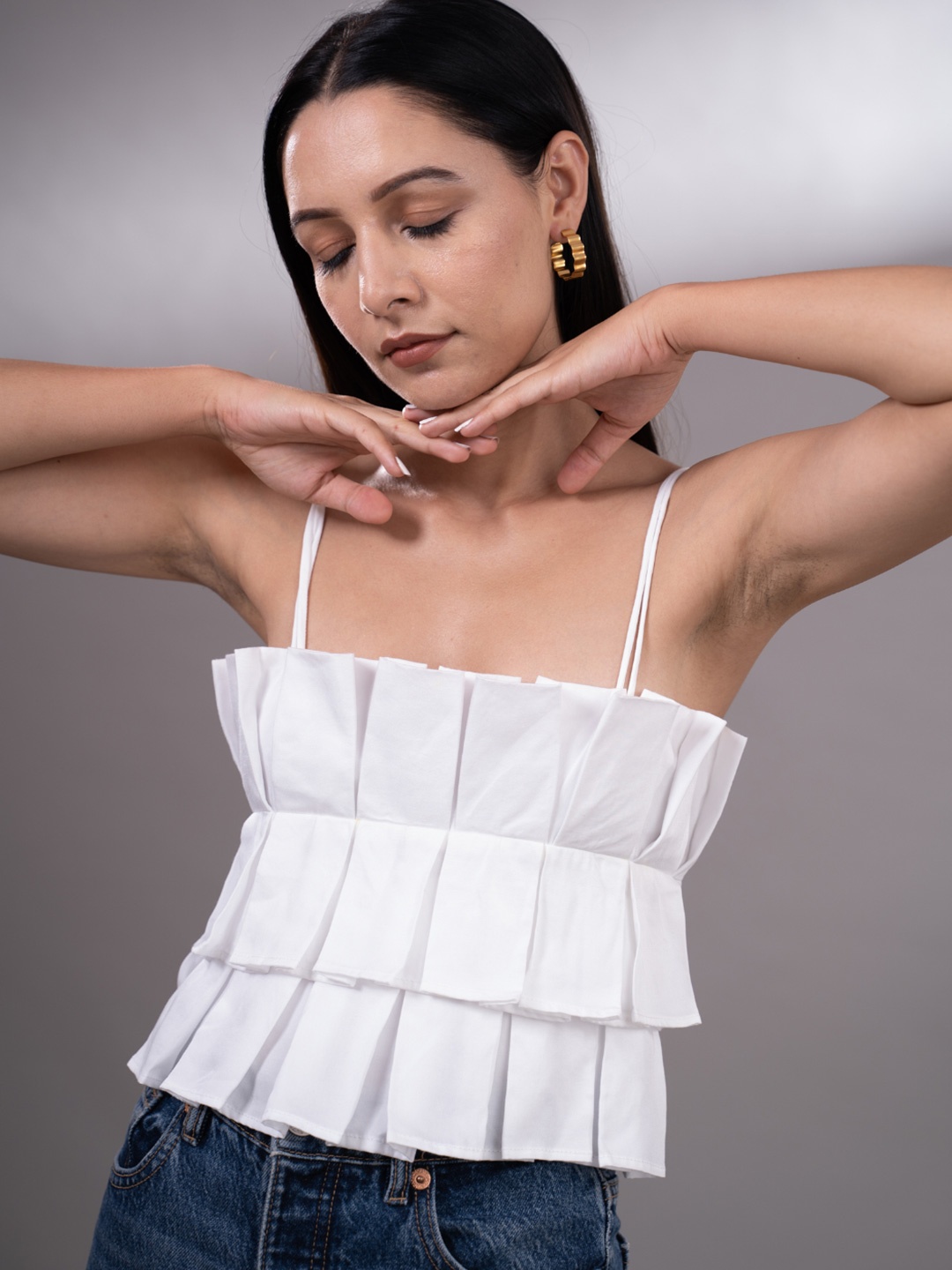 SHIBUI Tube Top, White