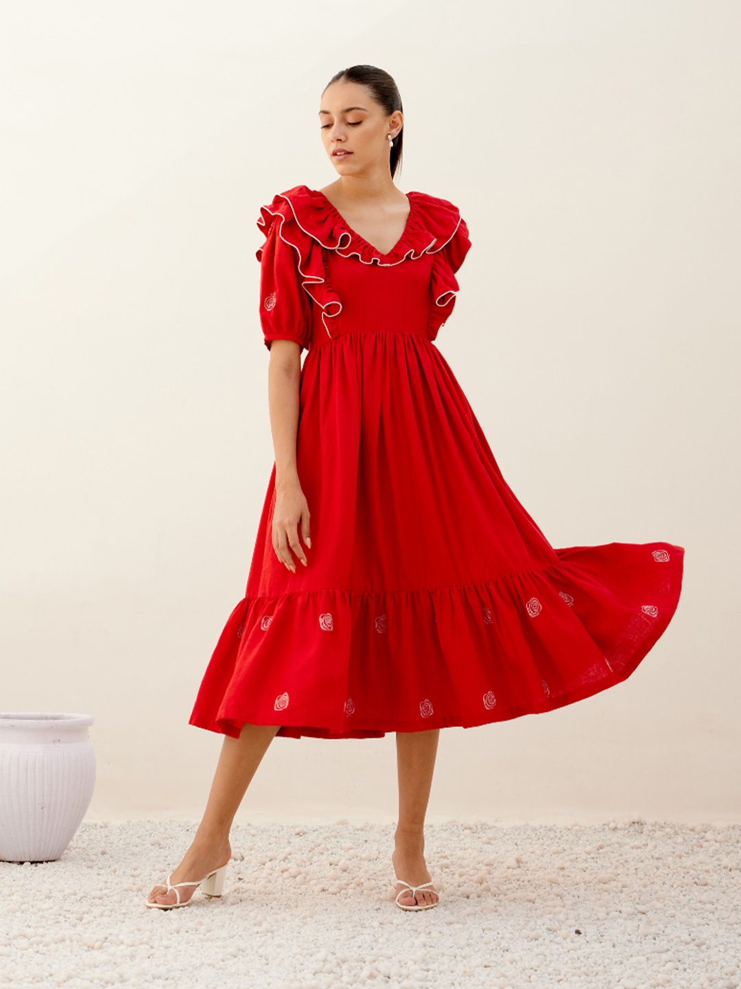 

SHIBUI Maxi Dress, Red