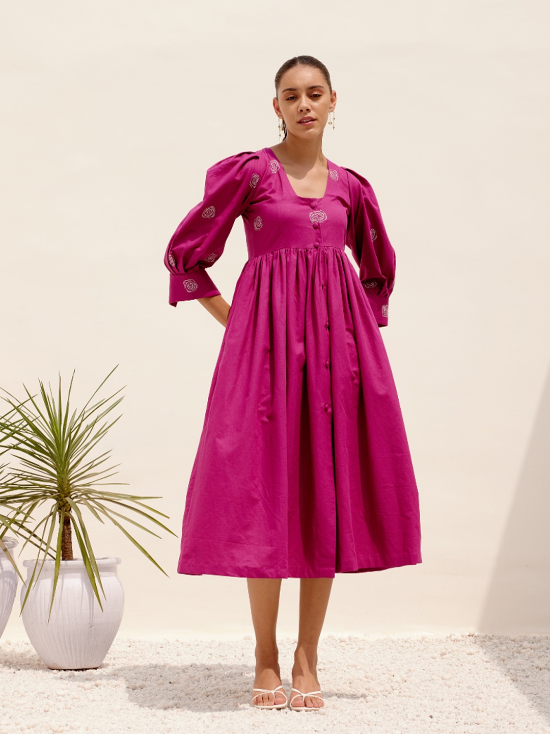 

SHIBUI Maxi Dress, Magenta