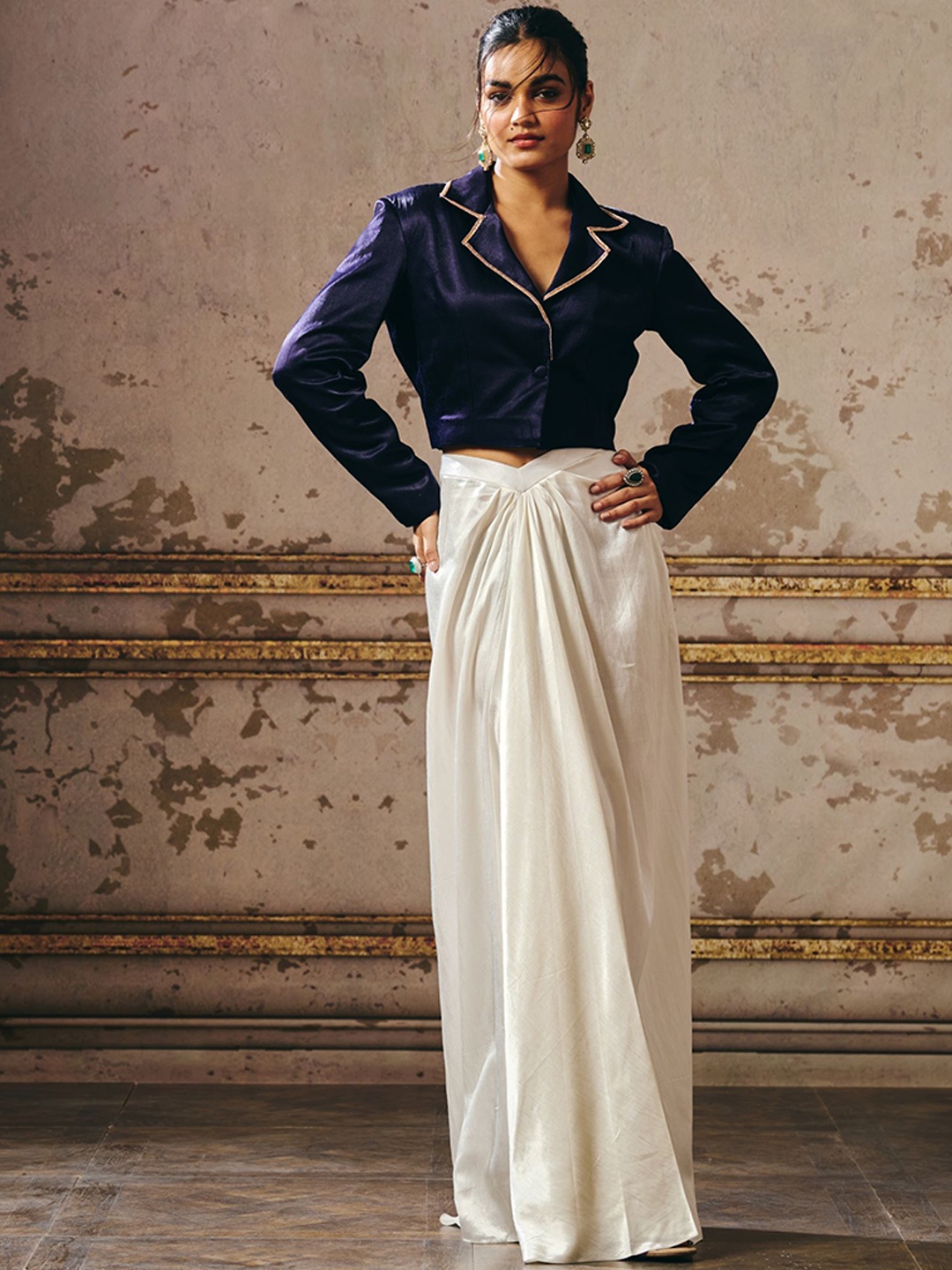

Masumi Mewawalla Blazer With Skirt Co-Ords, White